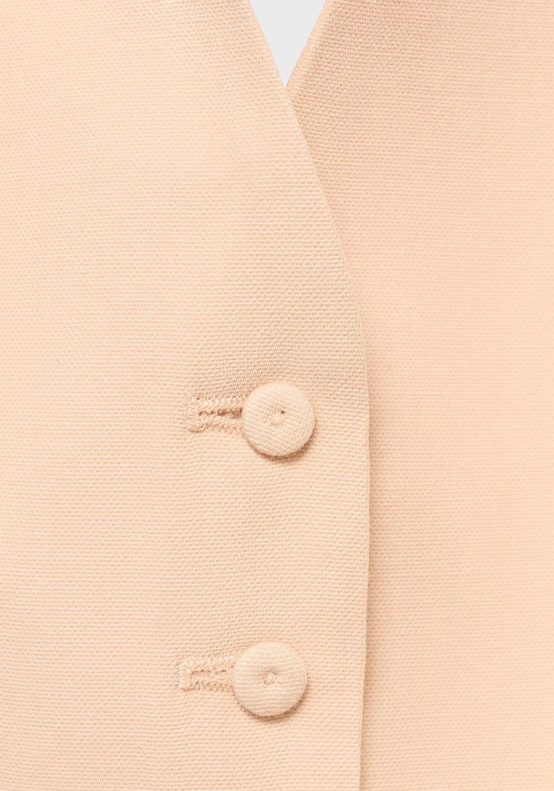 Halter neck vest with darts - Light/pastel Pink