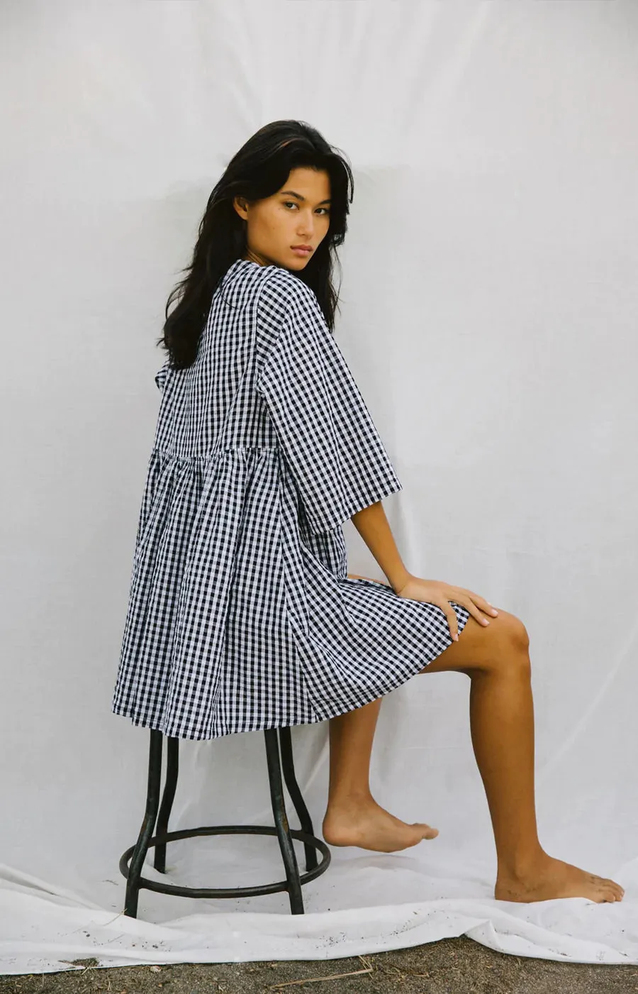 Holiday Wrap Dress Black