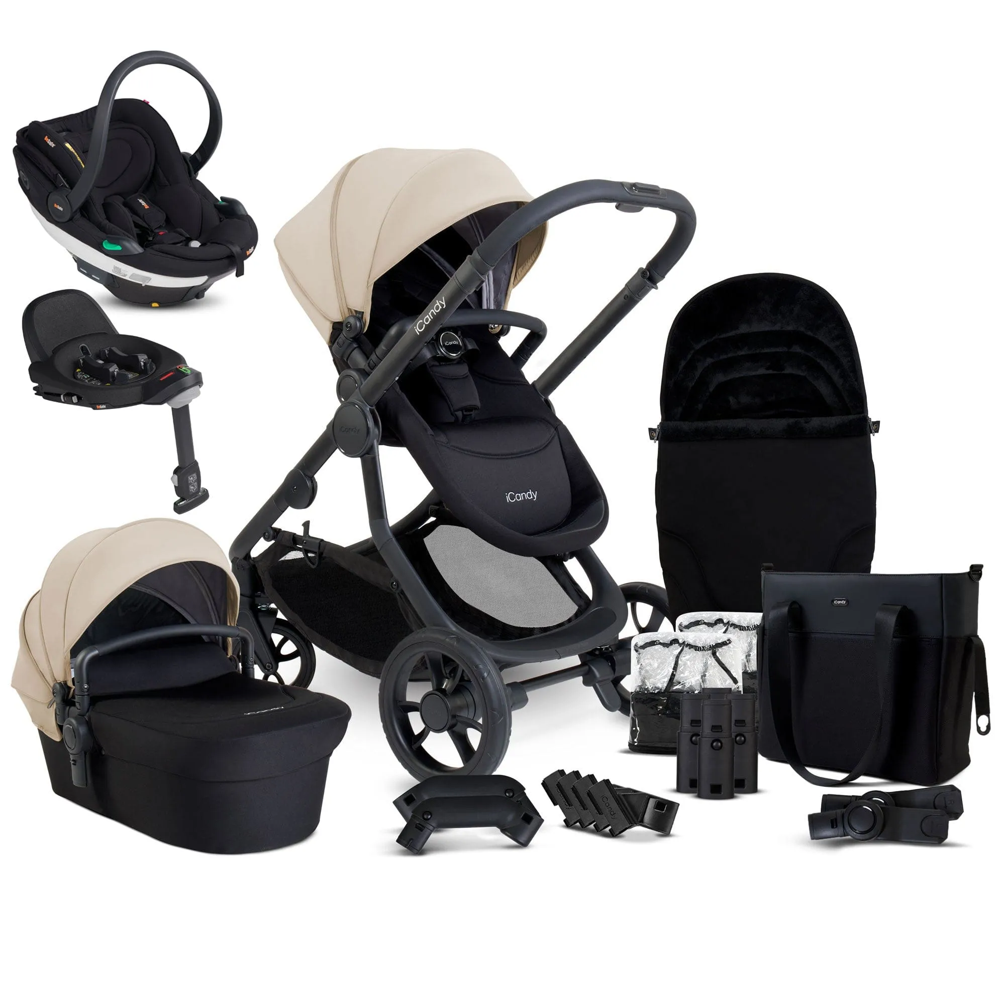 iCandy Orange 4 BeSafe Travel System in Latte