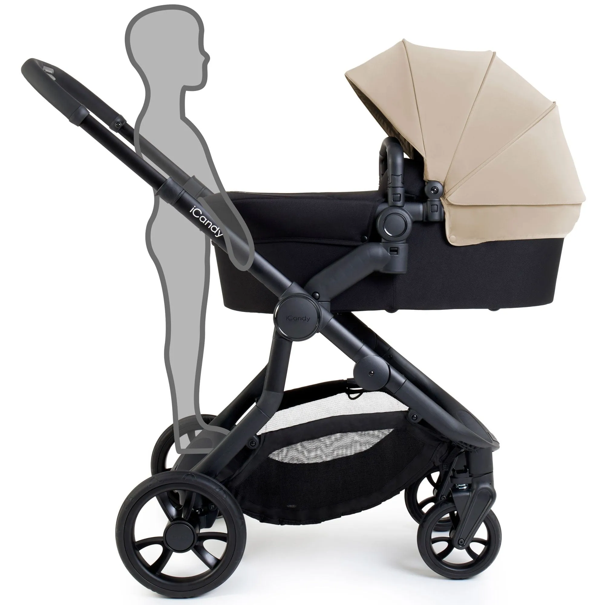 iCandy Orange 4 BeSafe Travel System in Latte