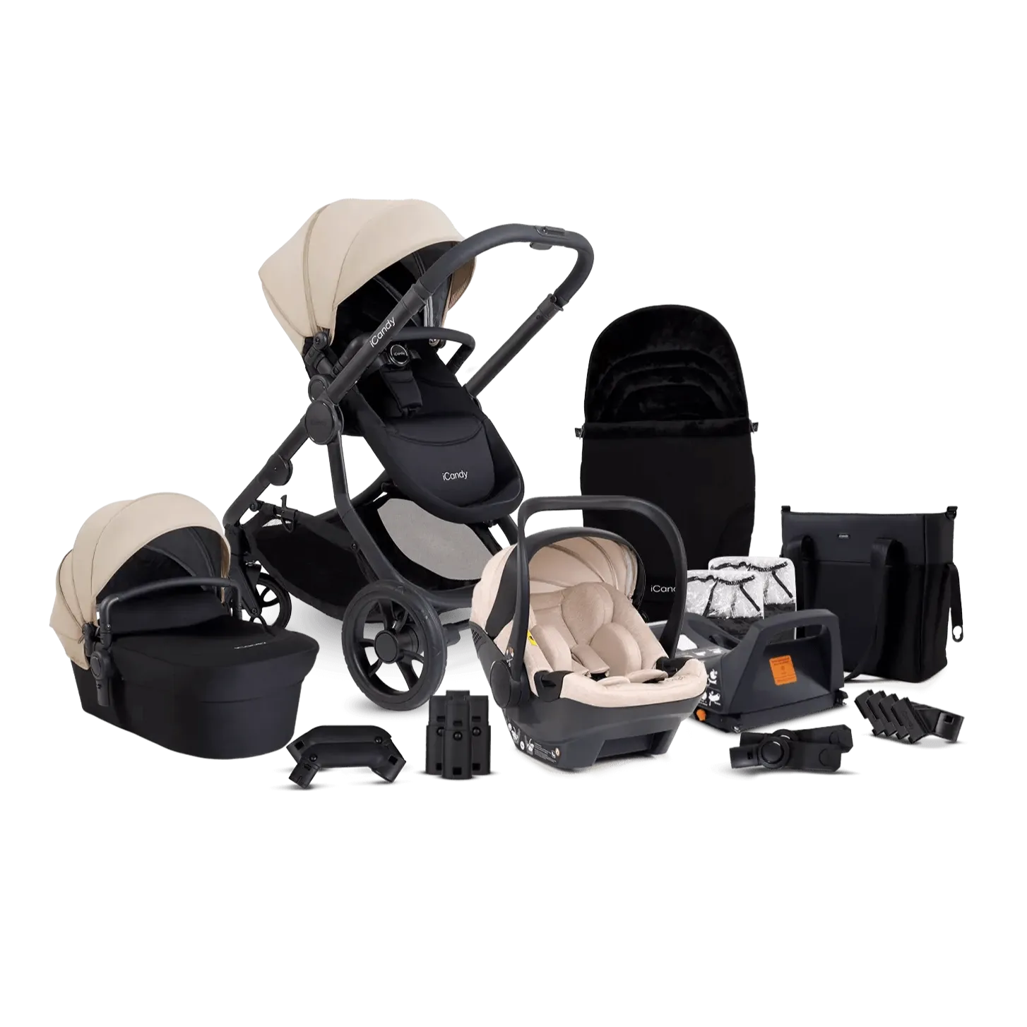 iCandy Orange 4 (Cocoon) Travel System - Latte