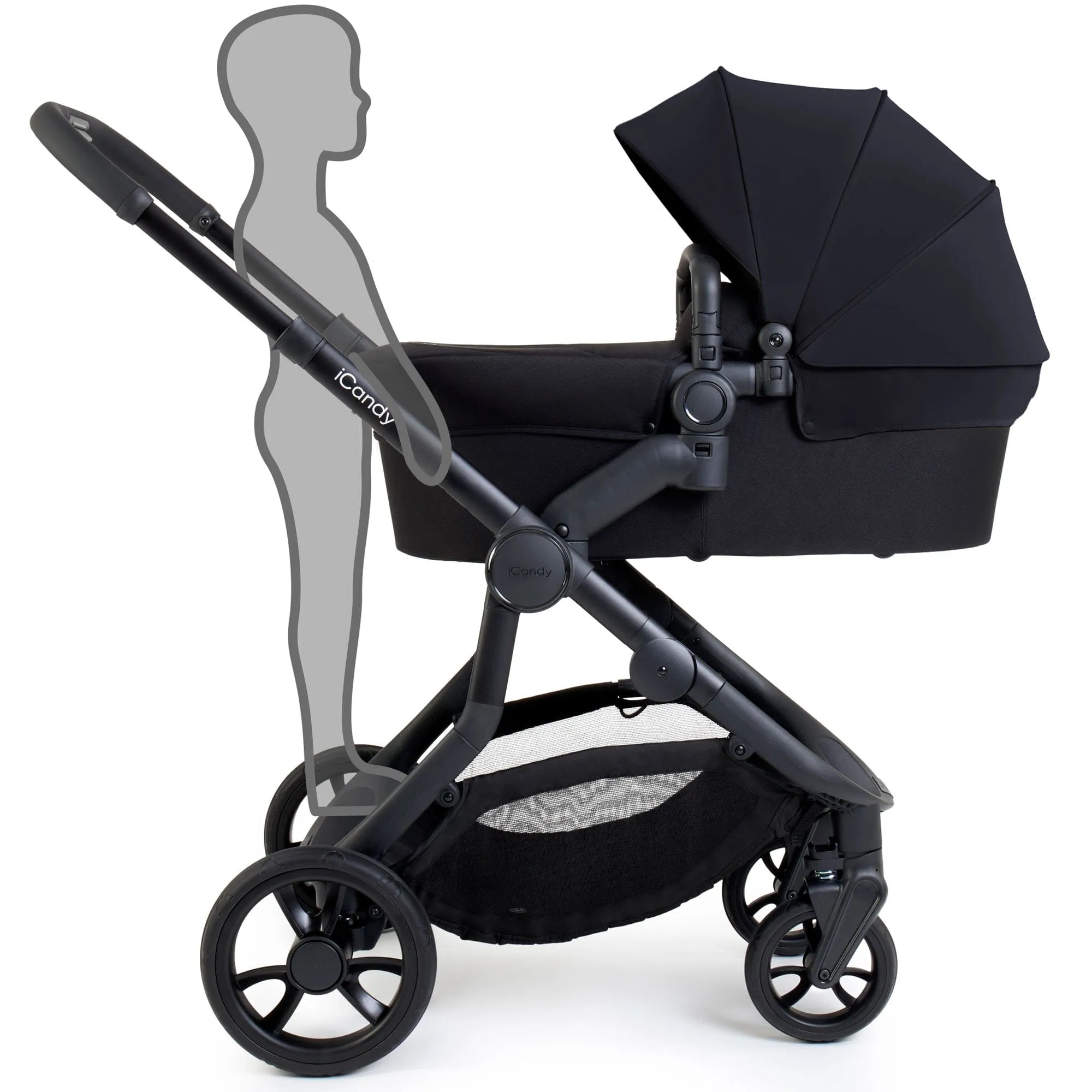 iCandy Orange 4 Complete Travel System with Cocoon in Black Edition