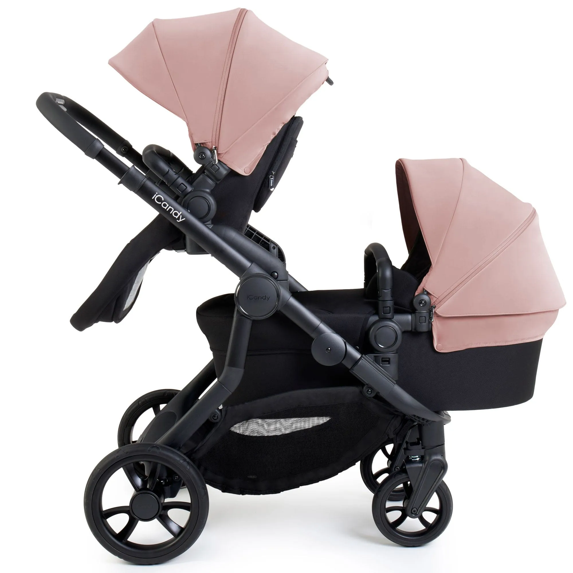 iCandy Orange 4 Double Cocoon Travel System in Rose