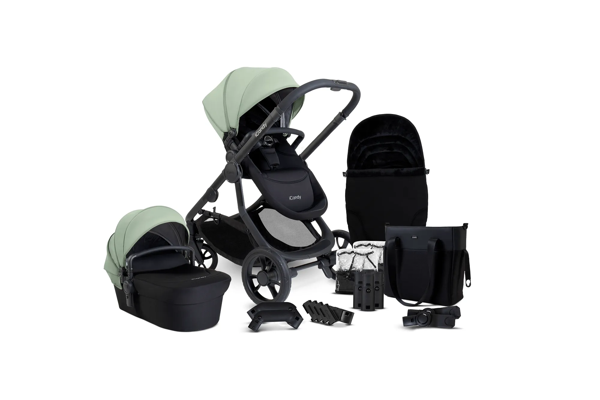 iCandy Orange 4 Double Pushchair - Pistachio