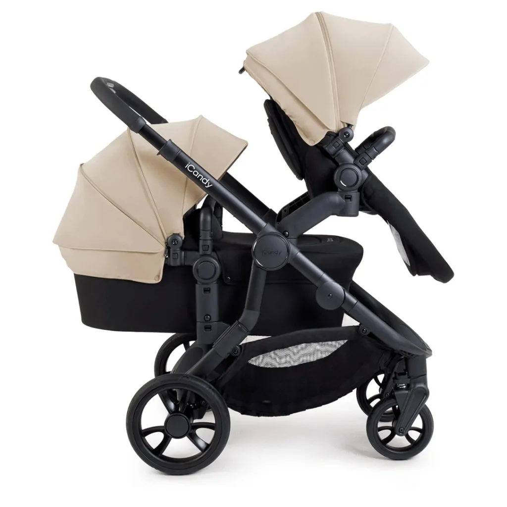 ICANDY Orange 4 Pushchair Combination Bundle - Jet (Latte)
