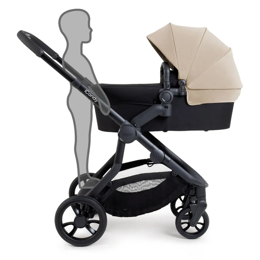 ICANDY Orange 4 Pushchair Combination Bundle - Jet (Latte)