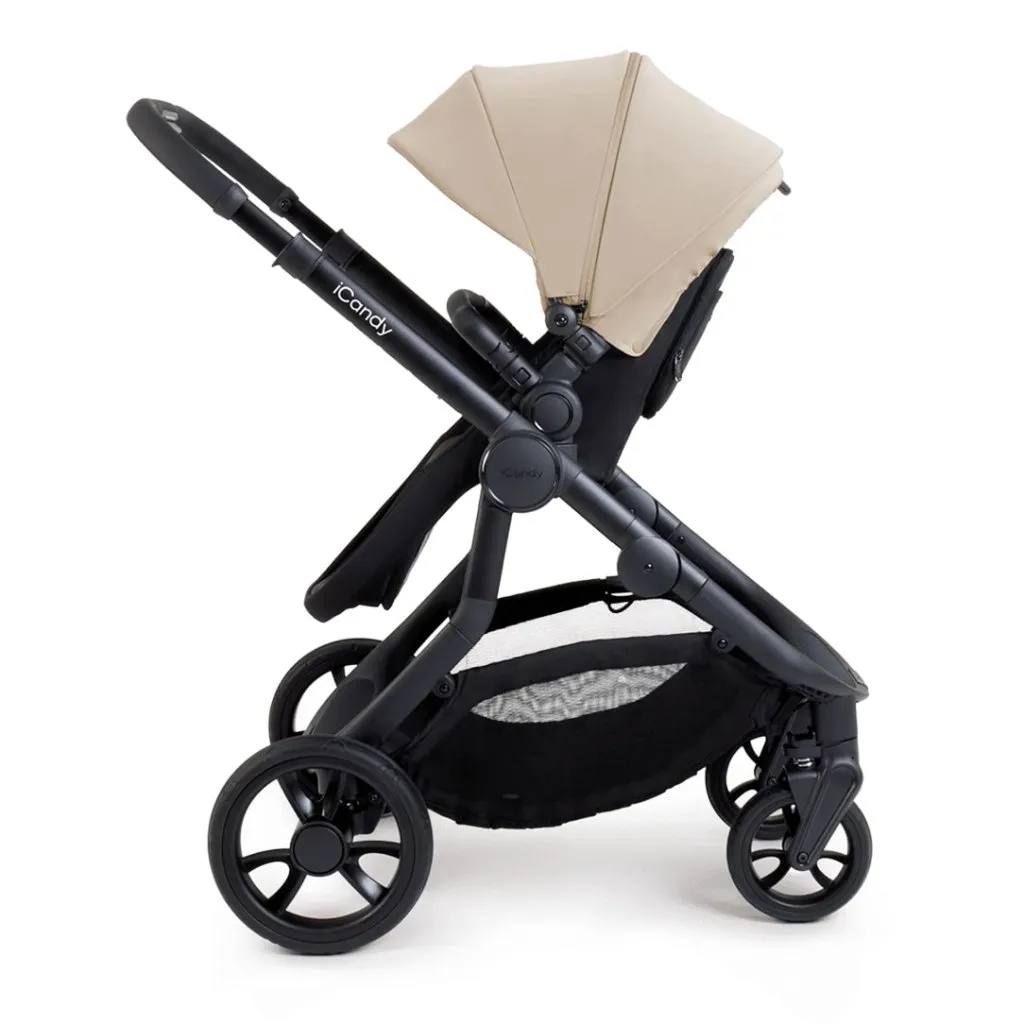 ICANDY Orange 4 Pushchair Combination Bundle - Jet (Latte)