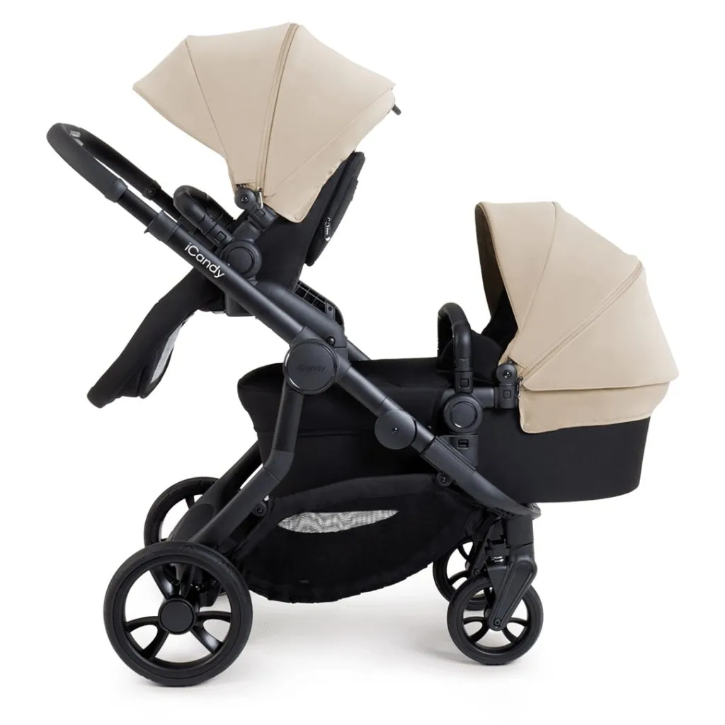 ICANDY Orange 4 Pushchair Combination Bundle - Jet (Latte)