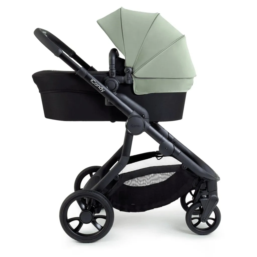 ICANDY Orange 4 Pushchair Combination Bundle - Jet (Pistachio)