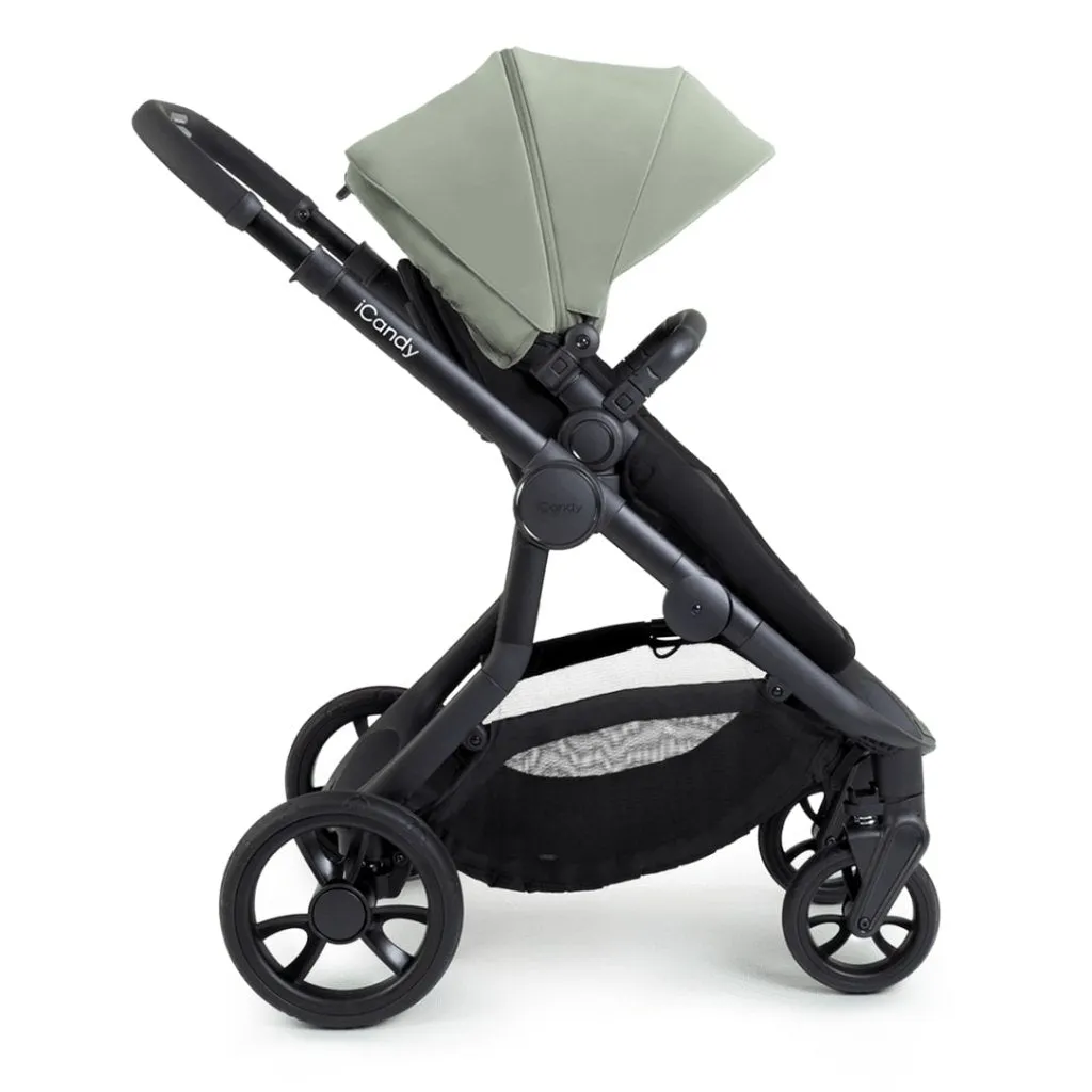ICANDY Orange 4 Pushchair Combination Bundle - Jet (Pistachio)