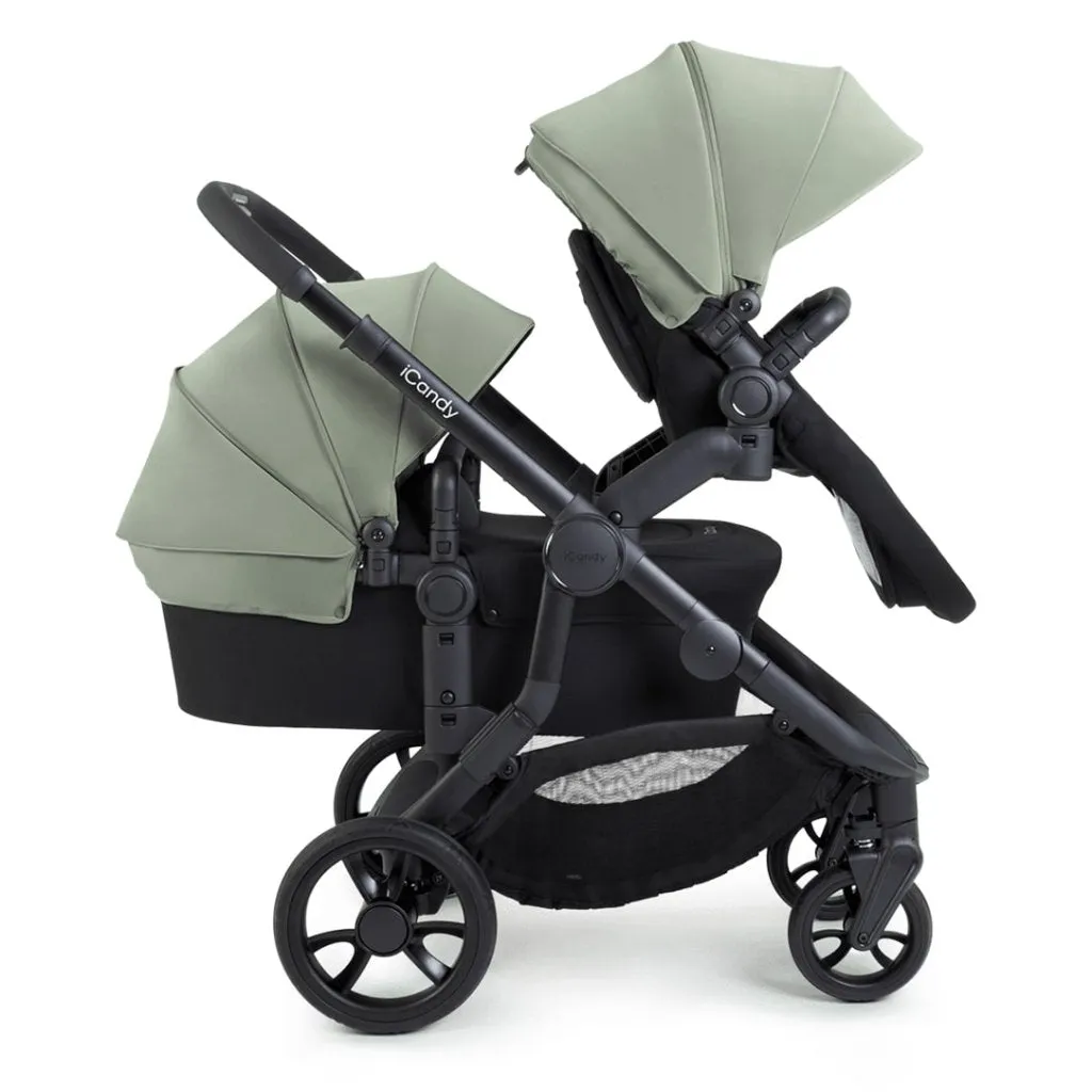 ICANDY Orange 4 Pushchair Combination Bundle - Jet (Pistachio)