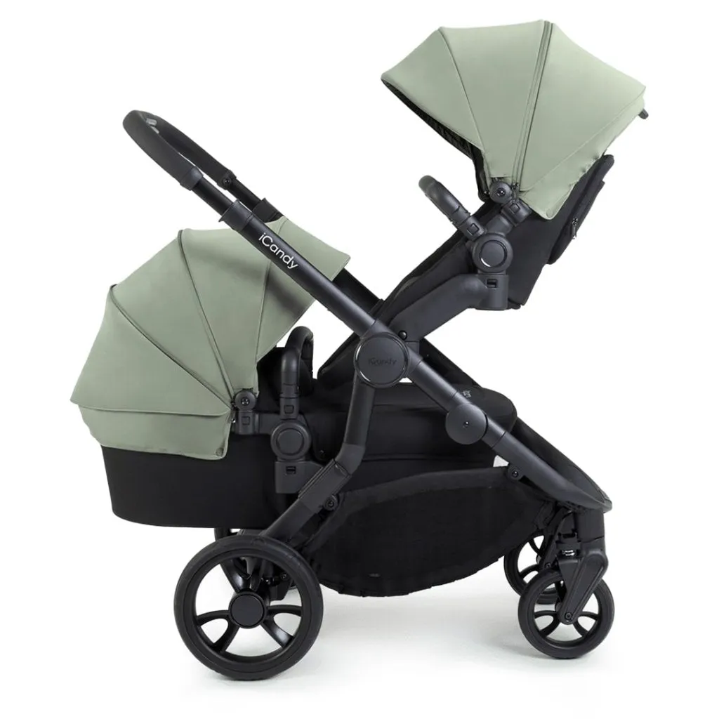 ICANDY Orange 4 Pushchair Combination Bundle - Jet (Pistachio)