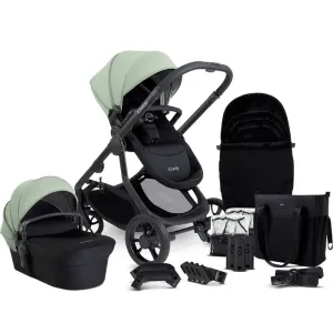 ICANDY Orange 4 Pushchair Combination Bundle - Jet (Pistachio)