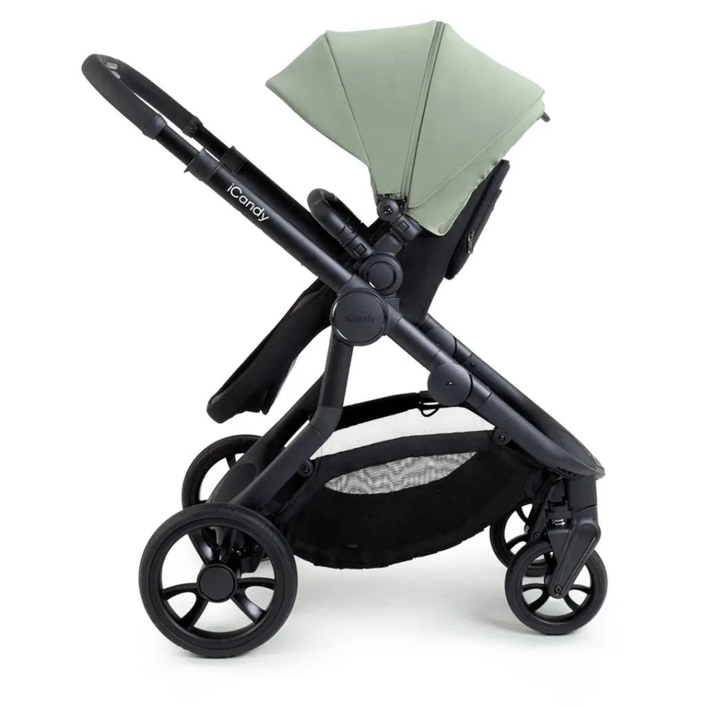 ICANDY Orange 4 Pushchair Combination Bundle - Jet (Pistachio)