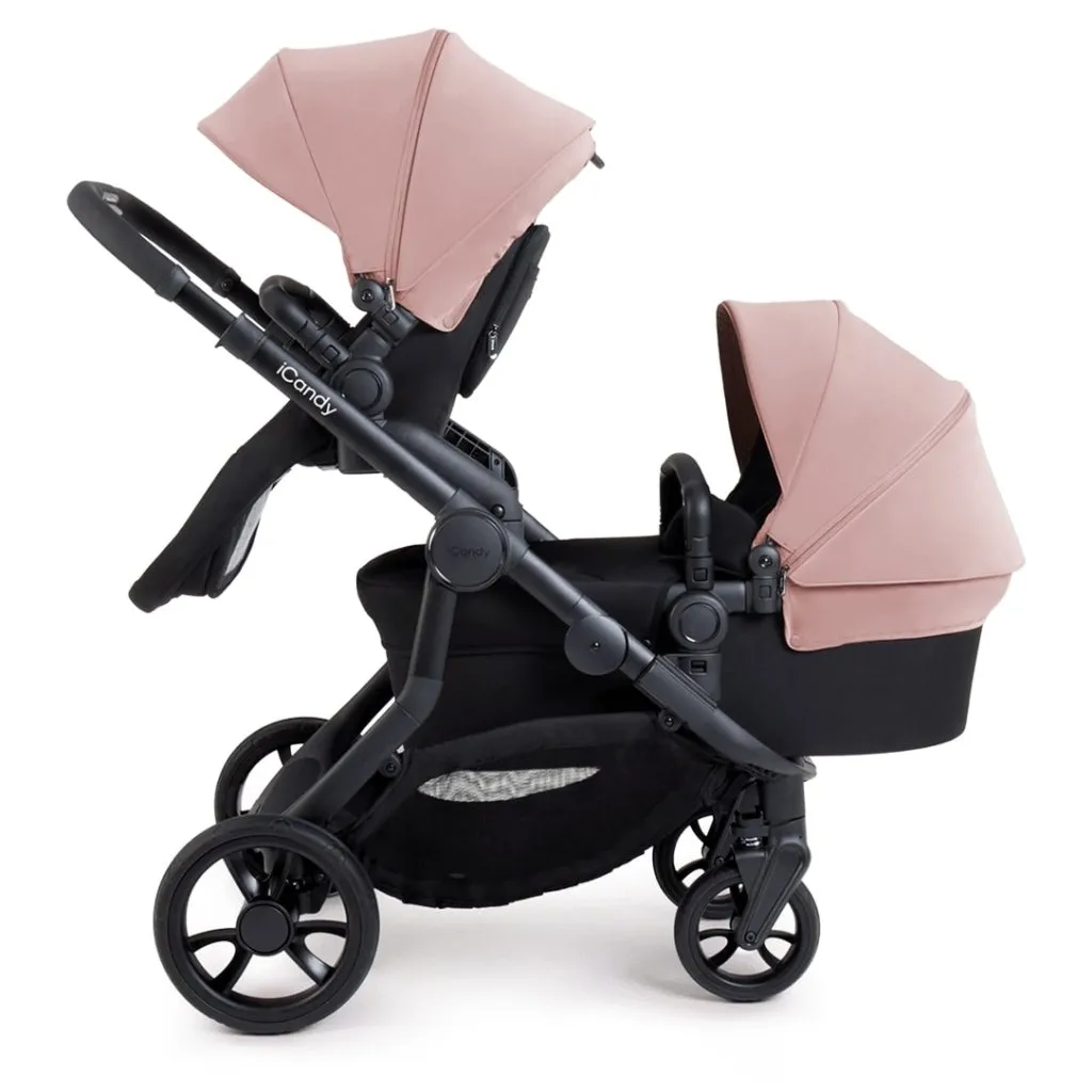 ICANDY Orange 4 Pushchair Combination Bundle - Jet (Rose)