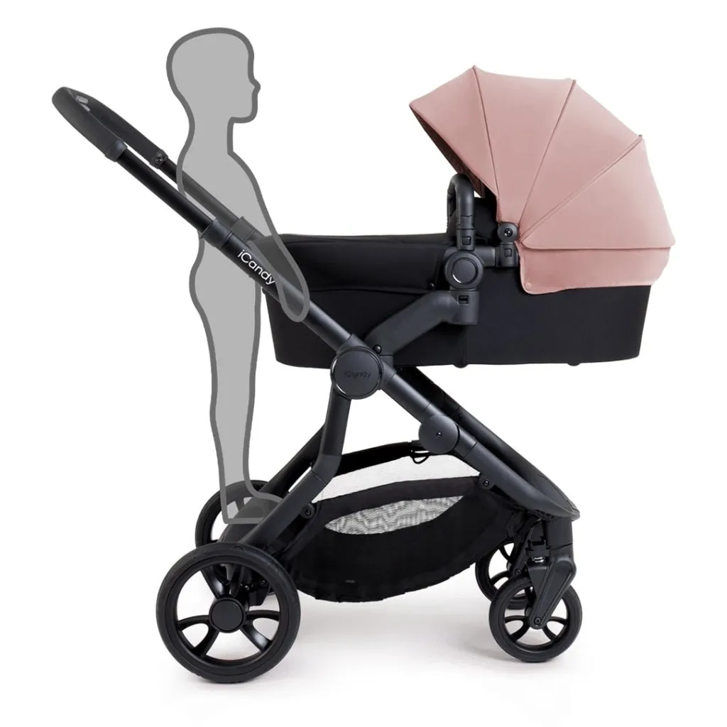 ICANDY Orange 4 Pushchair Combination Bundle - Jet (Rose)