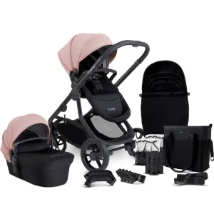 ICANDY Orange 4 Pushchair Combination Bundle - Jet (Rose)
