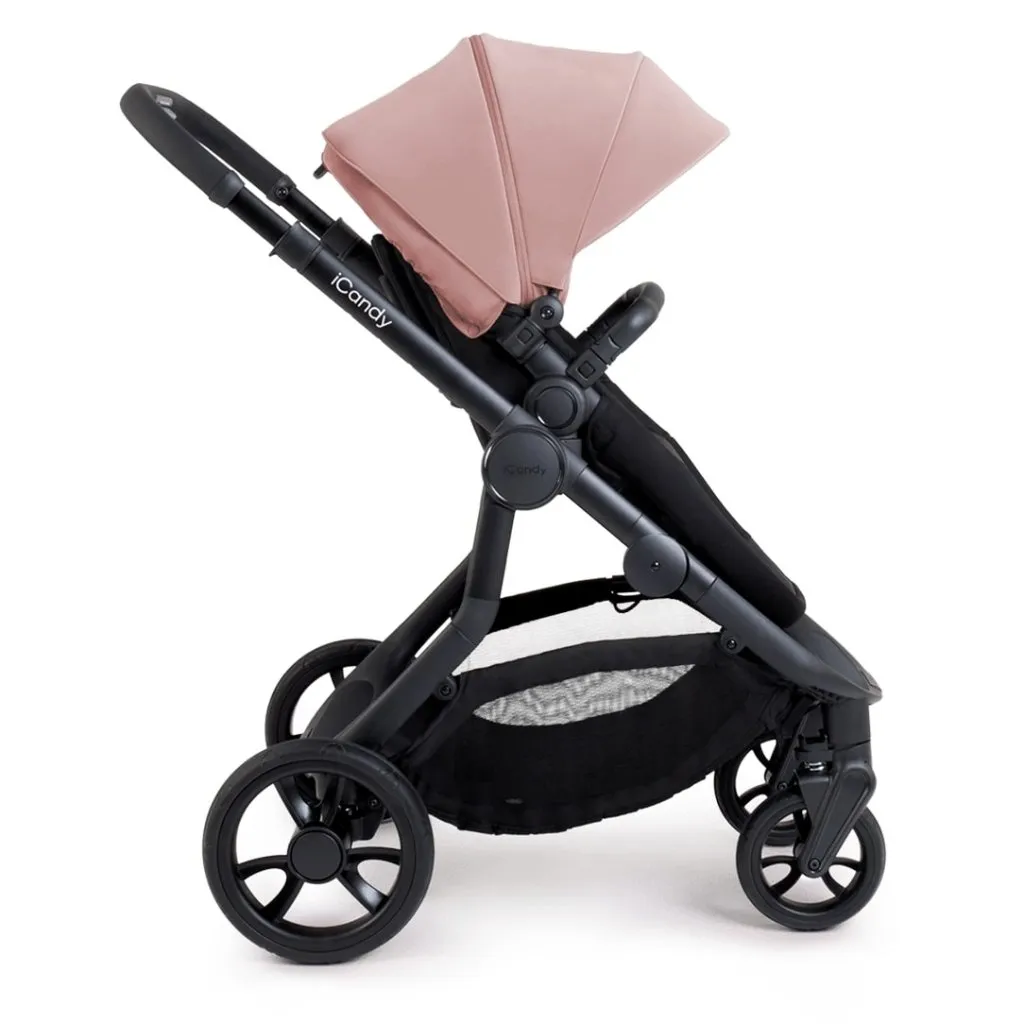 ICANDY Orange 4 Pushchair Combination Bundle - Jet (Rose)