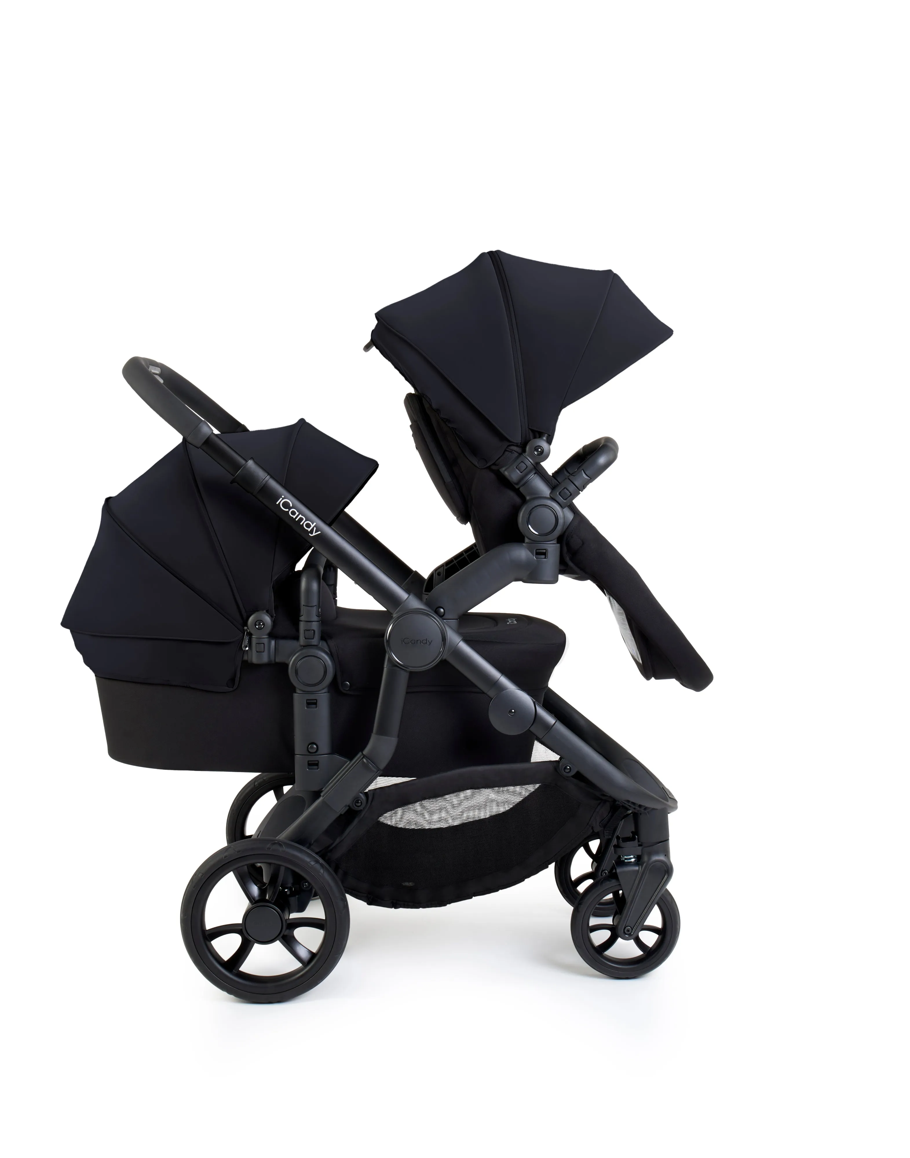 iCandy Orange 4 Pushchair Combo - Jet Black Edition