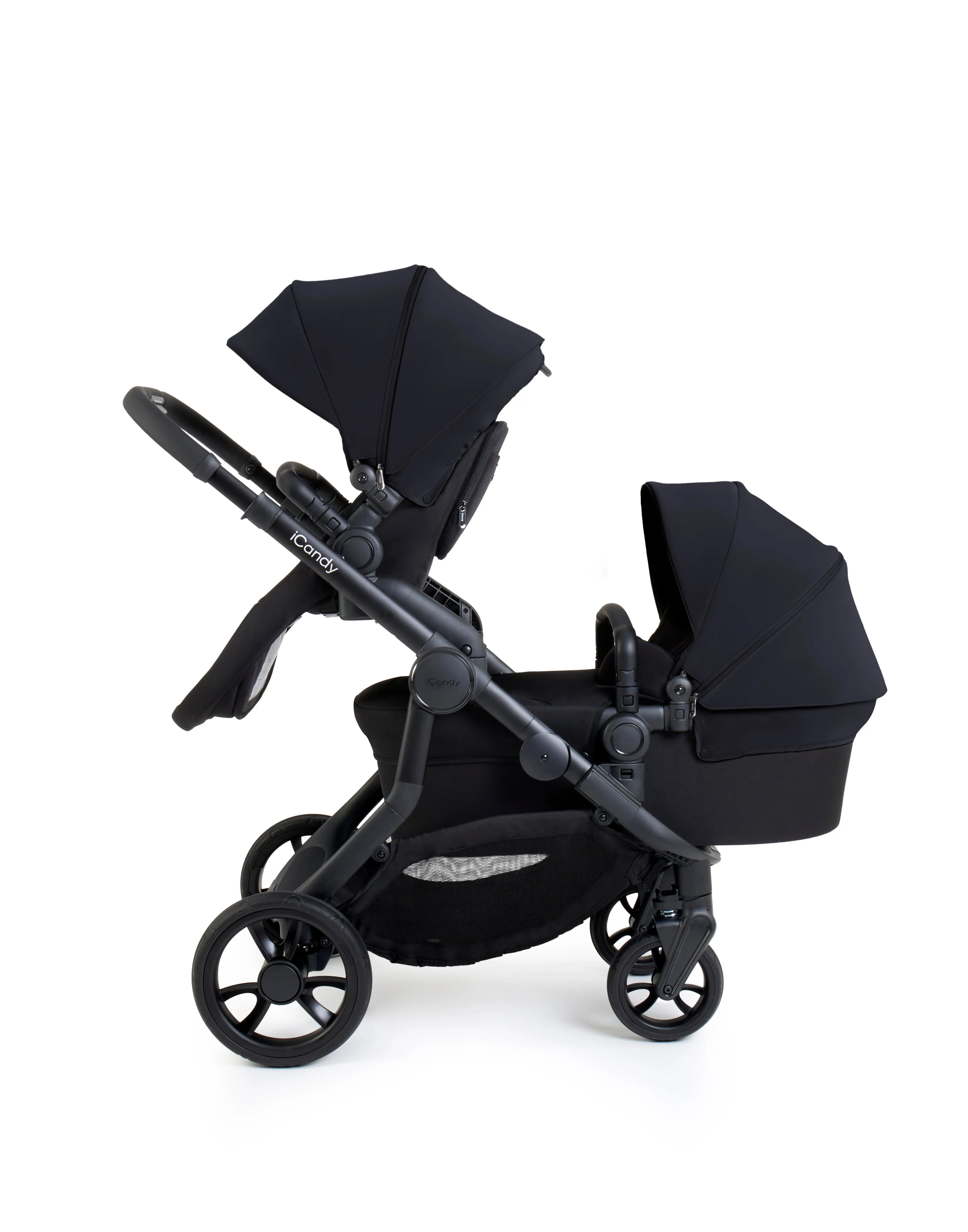 iCandy Orange 4 Pushchair Combo - Jet Black Edition
