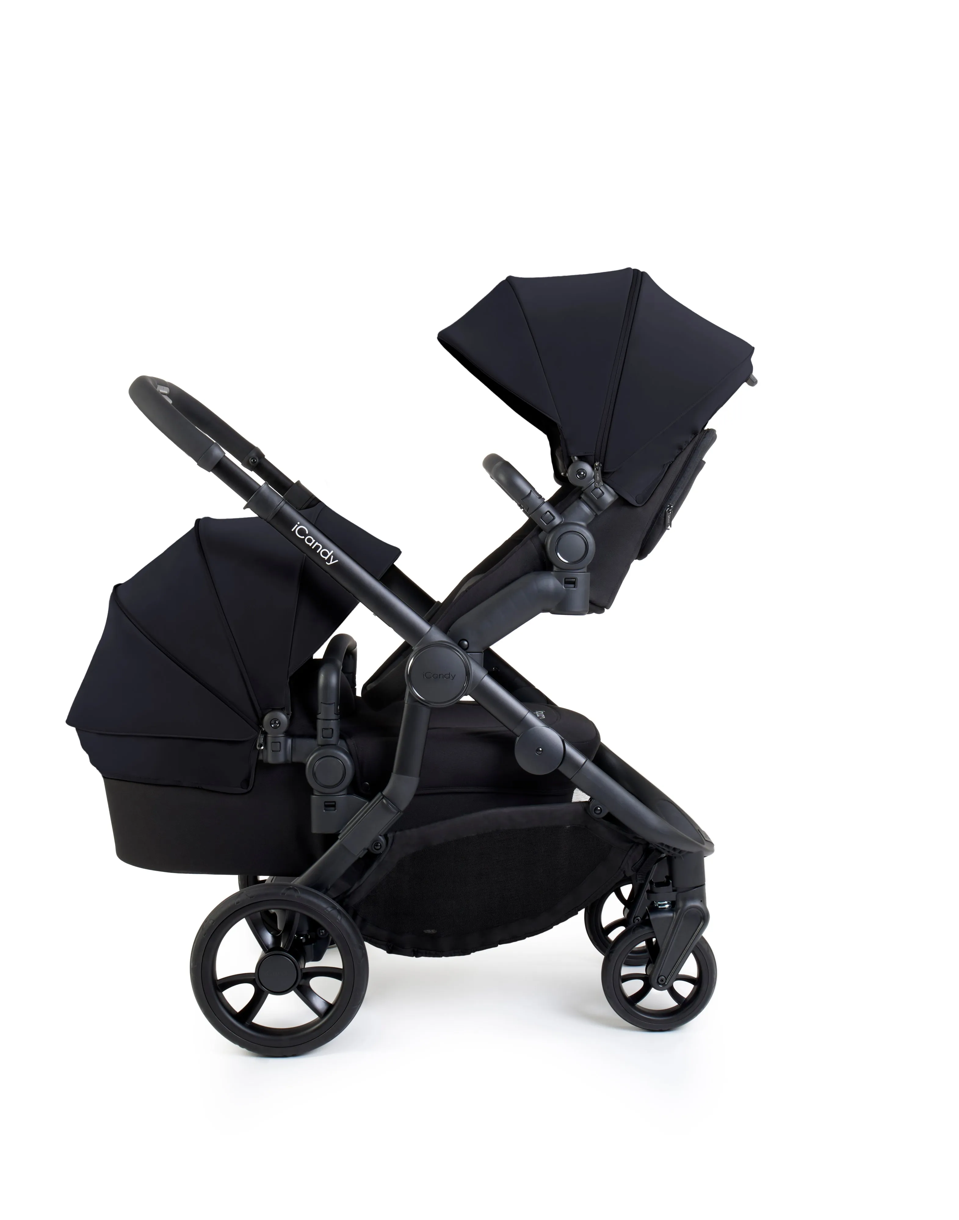 iCandy Orange 4 Pushchair Combo - Jet Black Edition