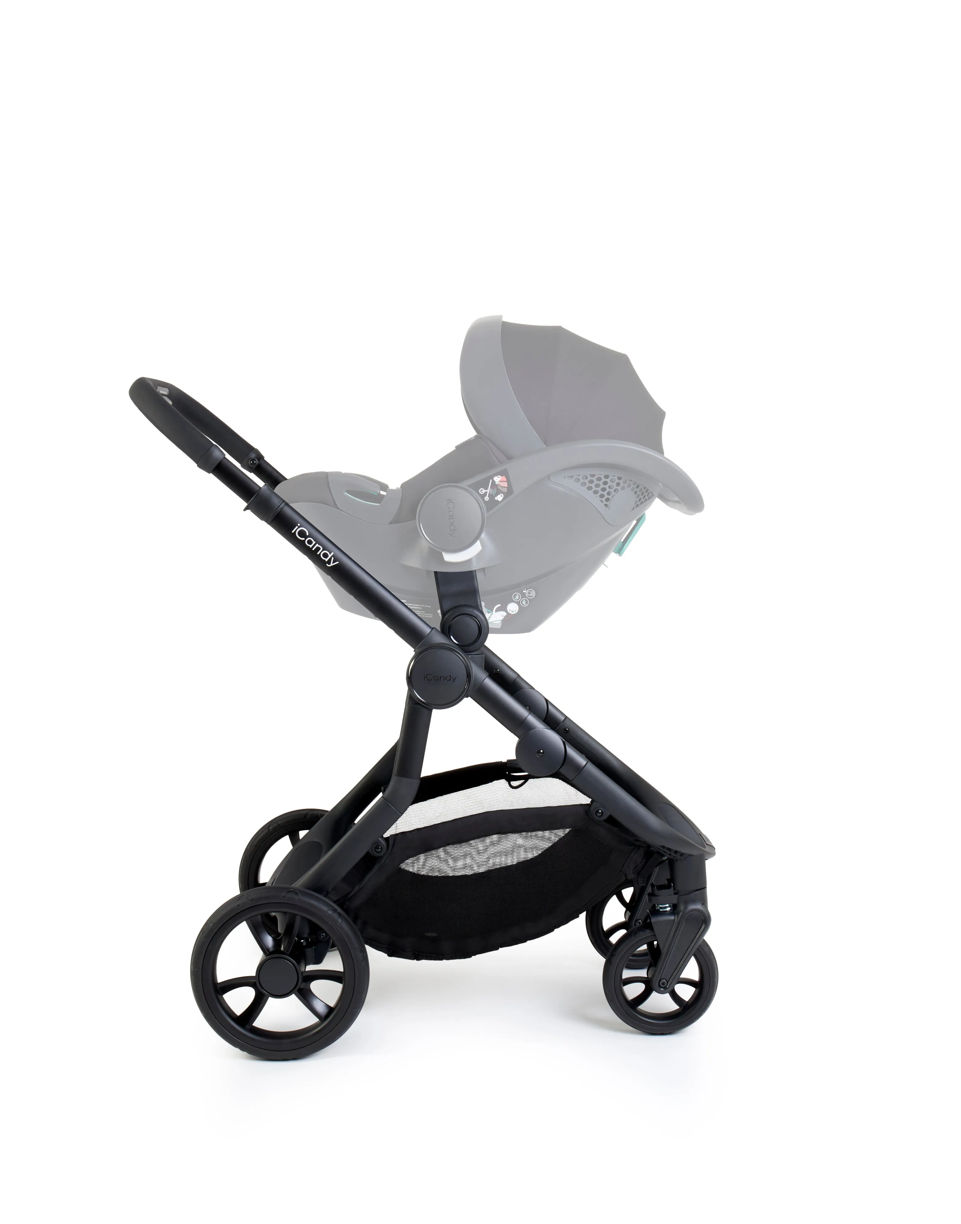 iCandy Orange 4 Pushchair Combo - Jet Black Edition