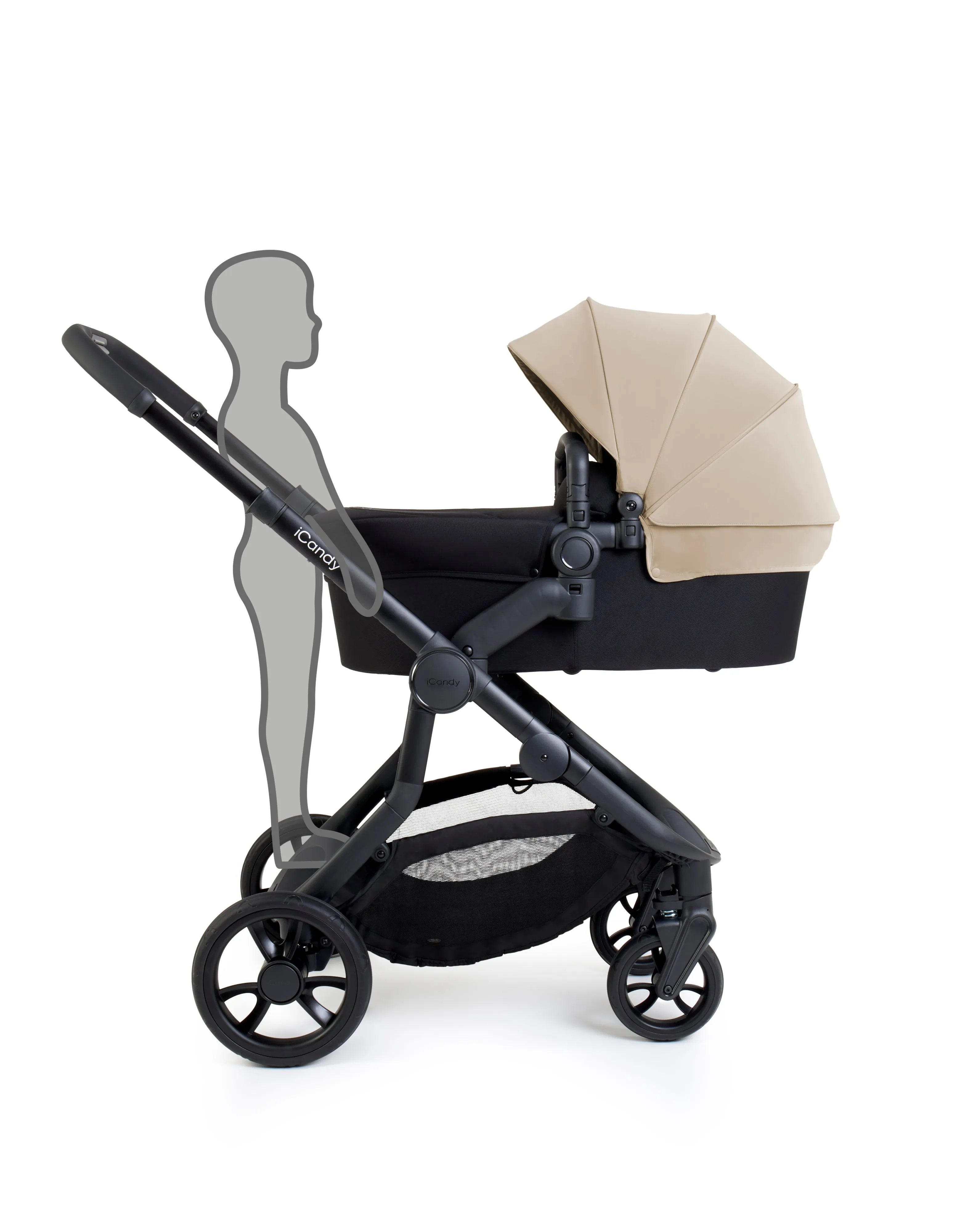 iCandy Orange 4 Pushchair Combo - Jet Latte Edition