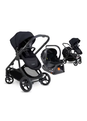 iCandy Orange 4 Pushchair with Cocoon Car Seat & Base - Jet Black Edition