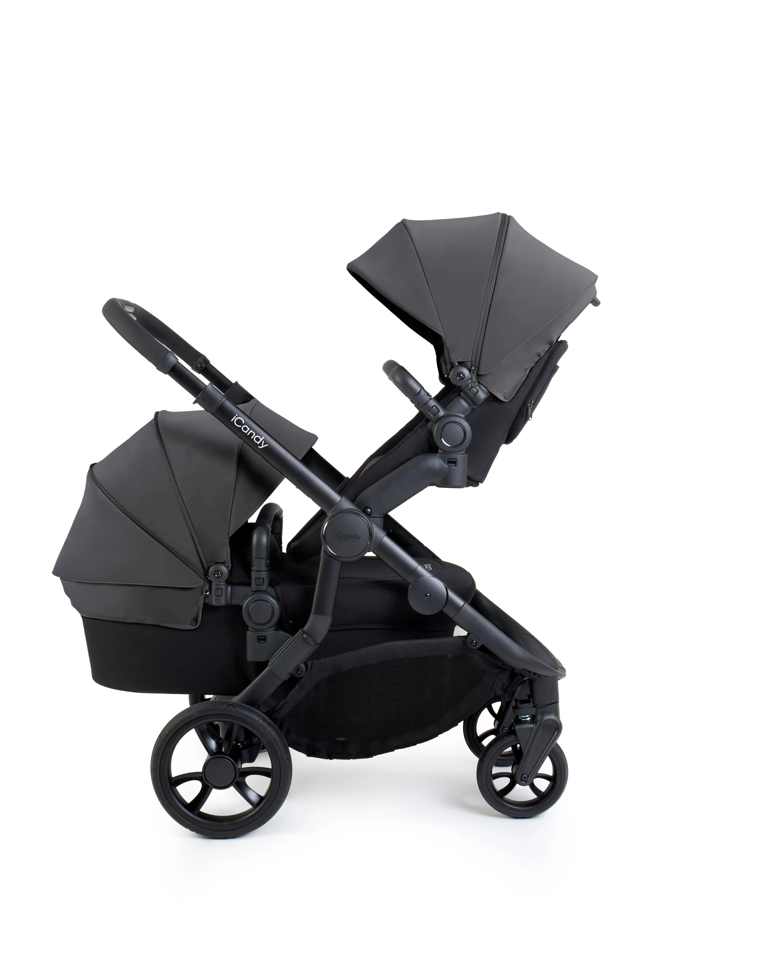 iCandy Orange 4 Pushchair with Cocoon Car Seat & Base - Jet Fossil Edition