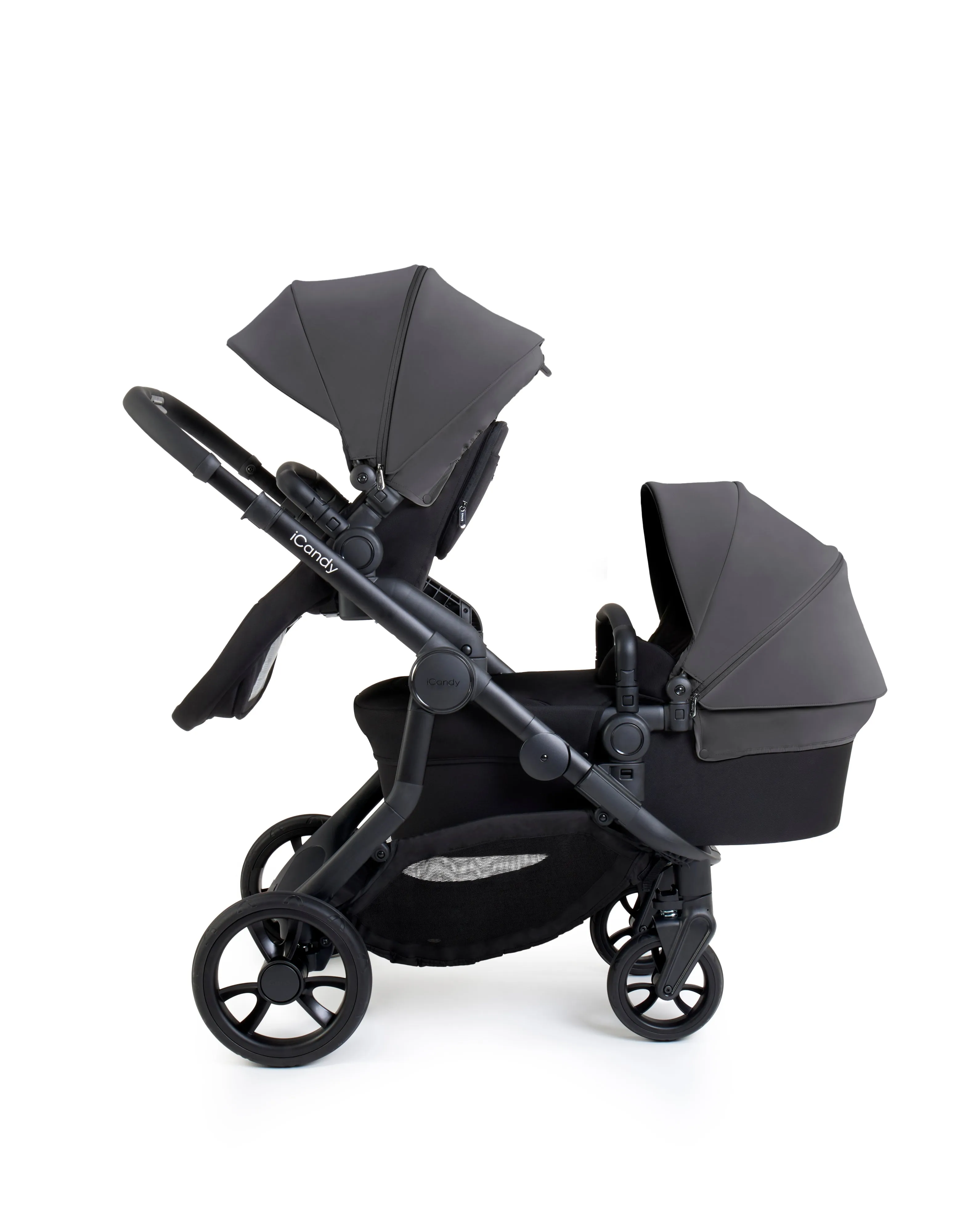 iCandy Orange 4 Pushchair with Cocoon Car Seat & Base - Jet Fossil Edition