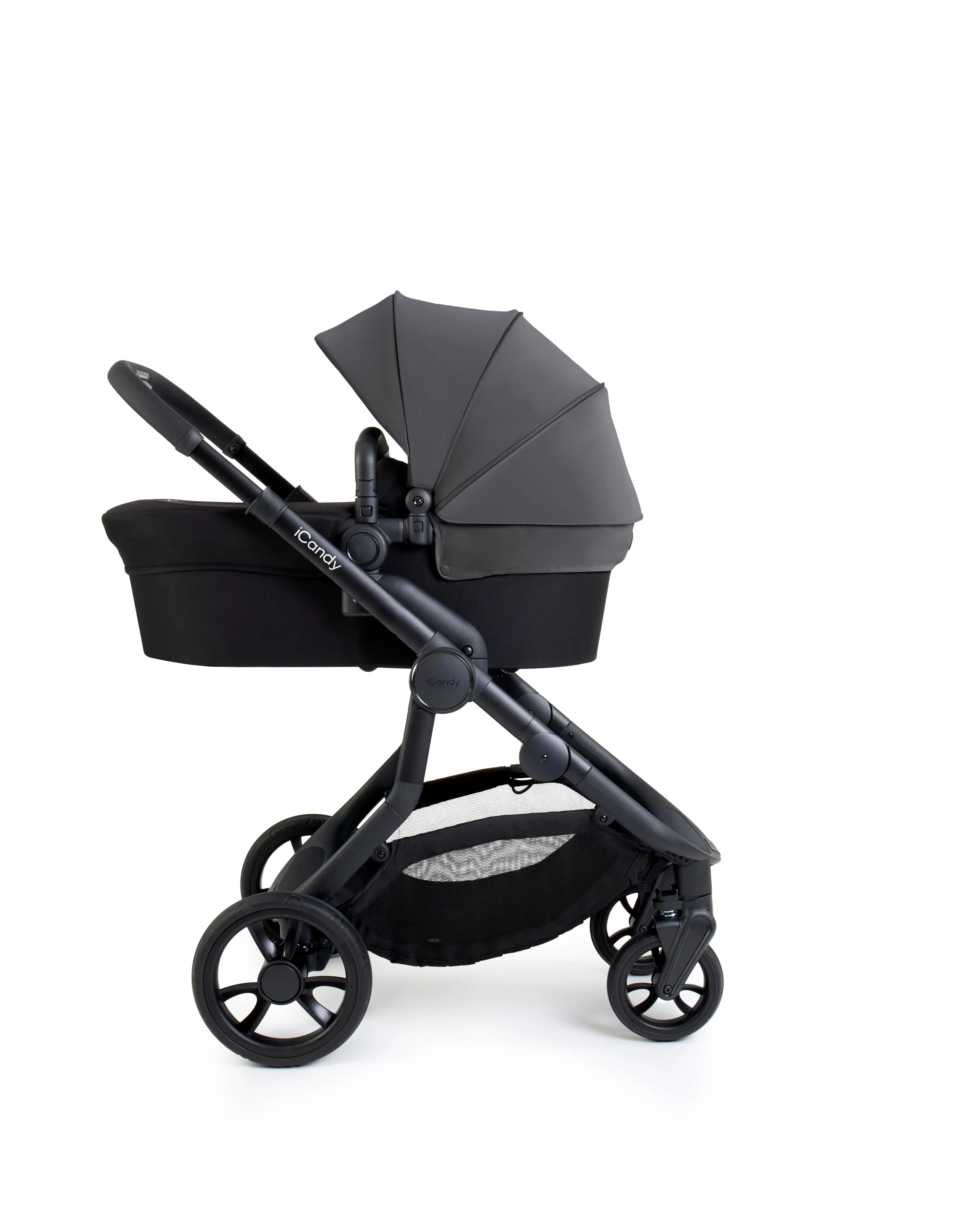 iCandy Orange 4 Pushchair with Cocoon Car Seat & Base - Jet Fossil Edition