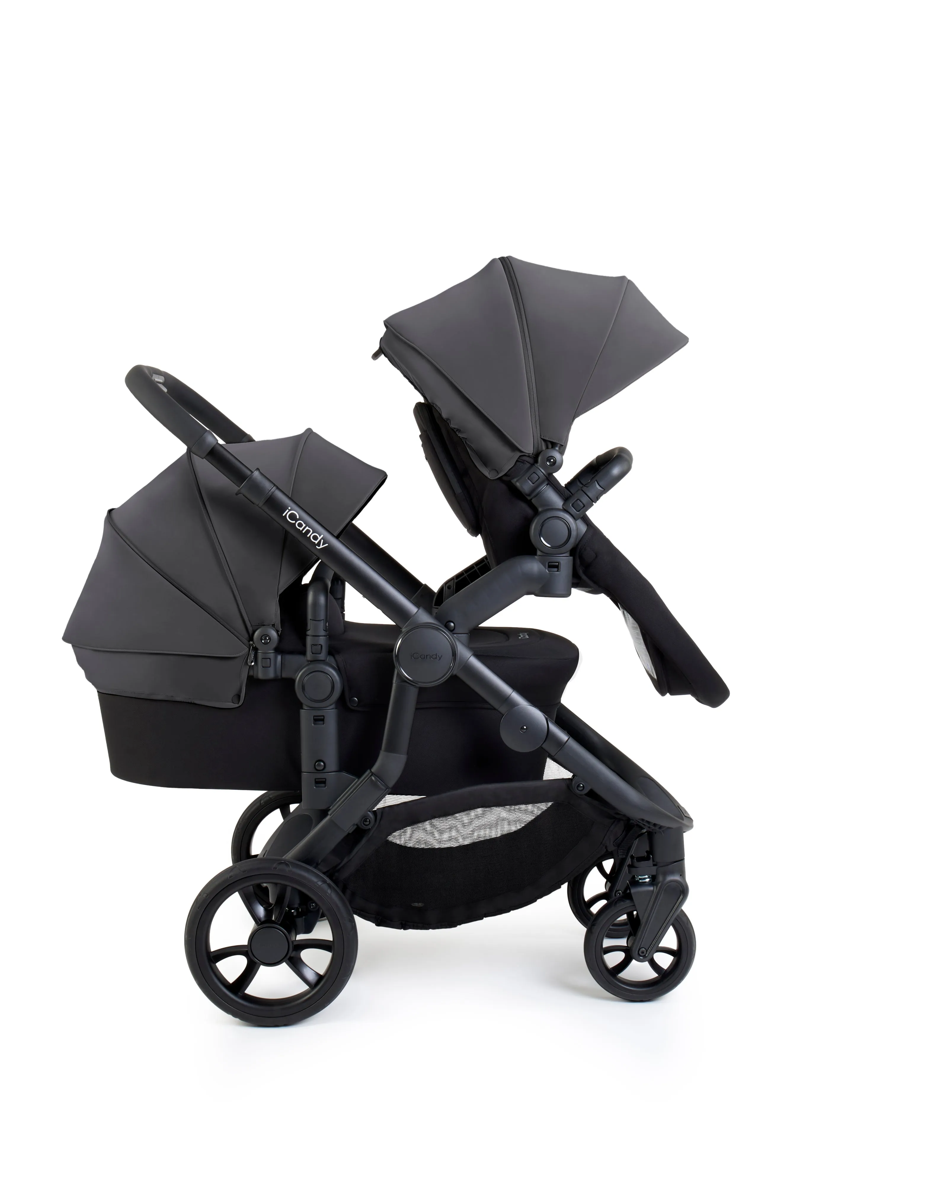 iCandy Orange 4 Pushchair with Cocoon Car Seat & Base - Jet Fossil Edition