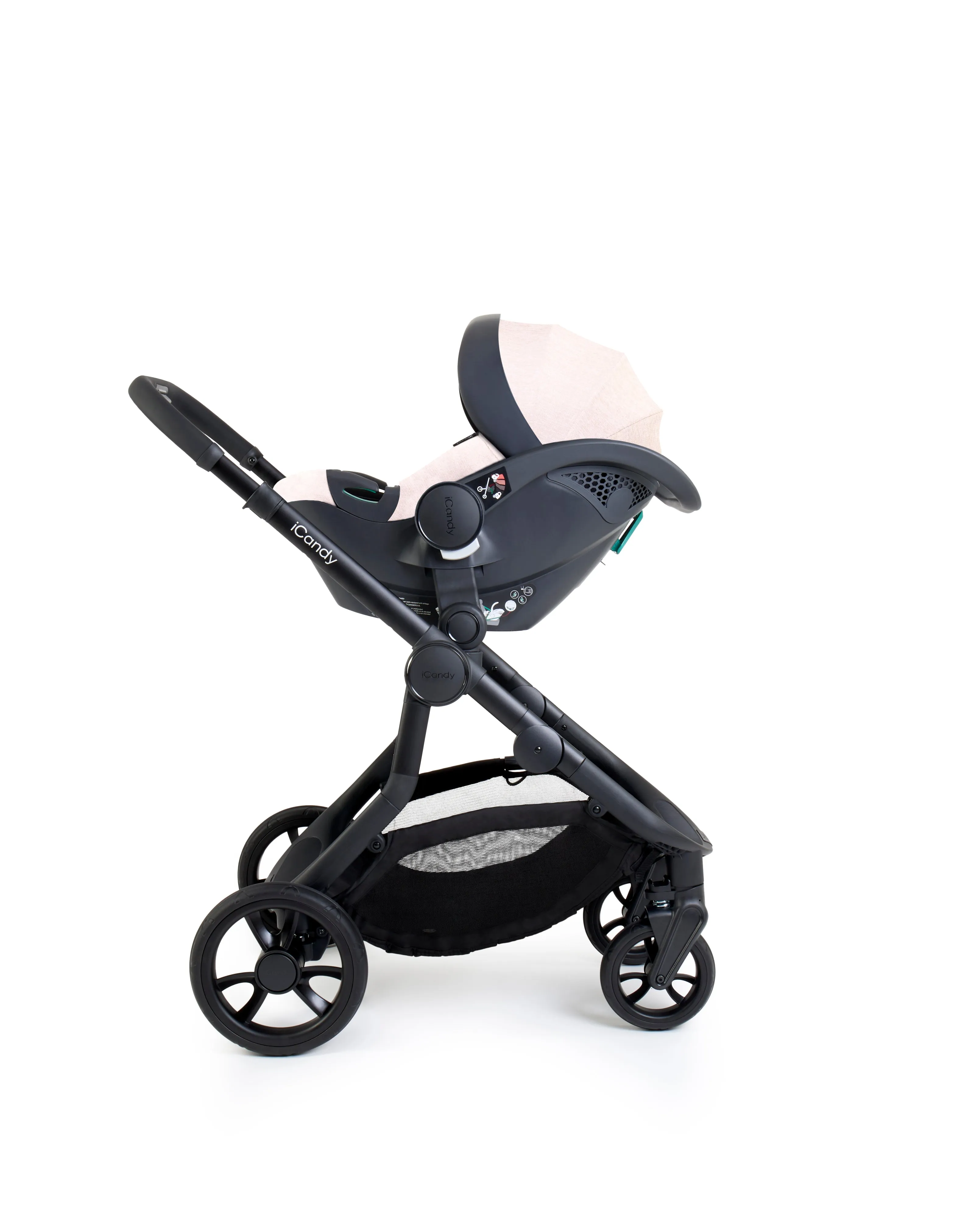 iCandy Orange 4 Pushchair with Cocoon Car Seat & Base - Jet Latte Edition
