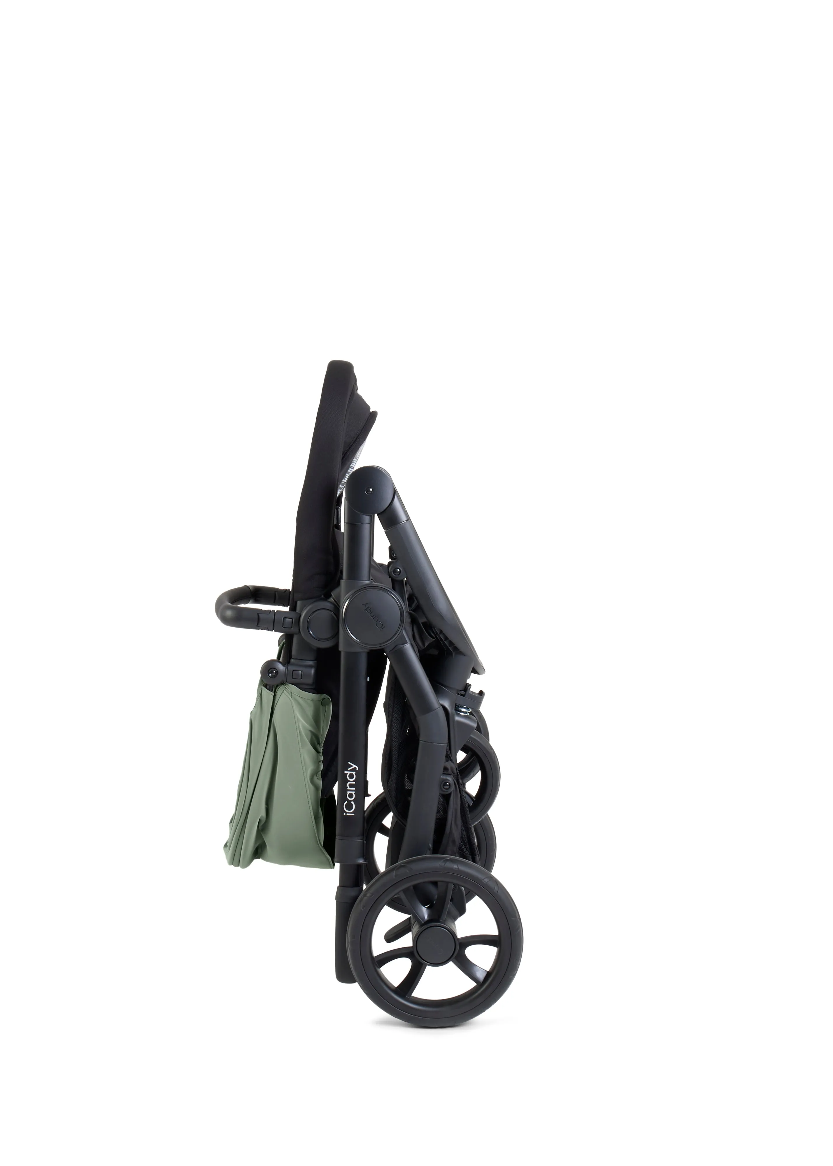 iCandy Orange 4 Pushchair with Cocoon Car Seat & Base - Jet Pistachio Edition