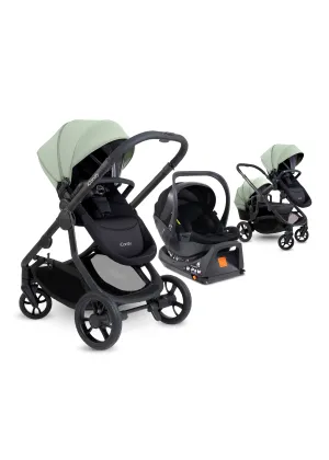 iCandy Orange 4 Pushchair with Cocoon Car Seat & Base - Jet Pistachio Edition