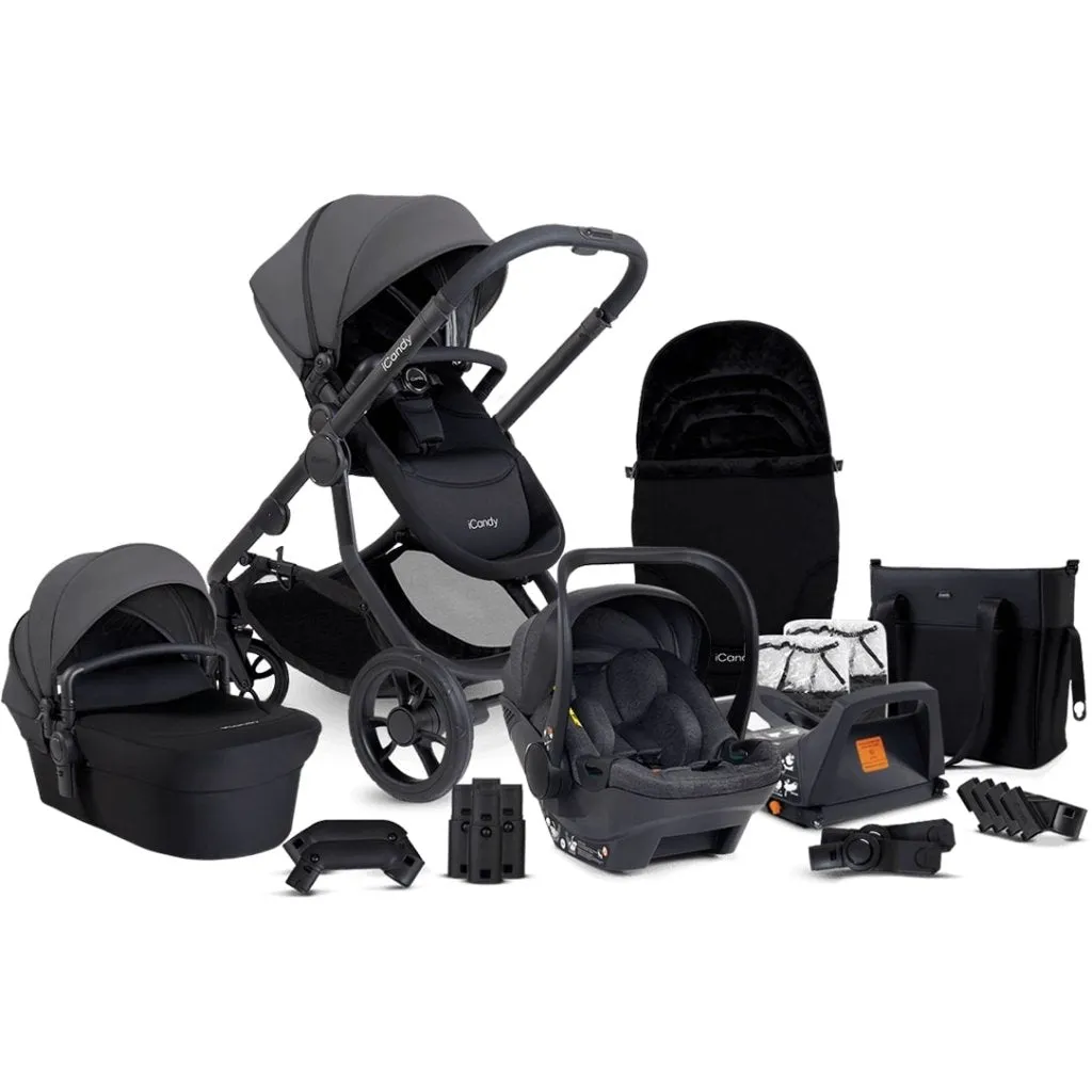 ICANDY Orange 4 Travel system with COCOON car seat - Jet (Fossil)