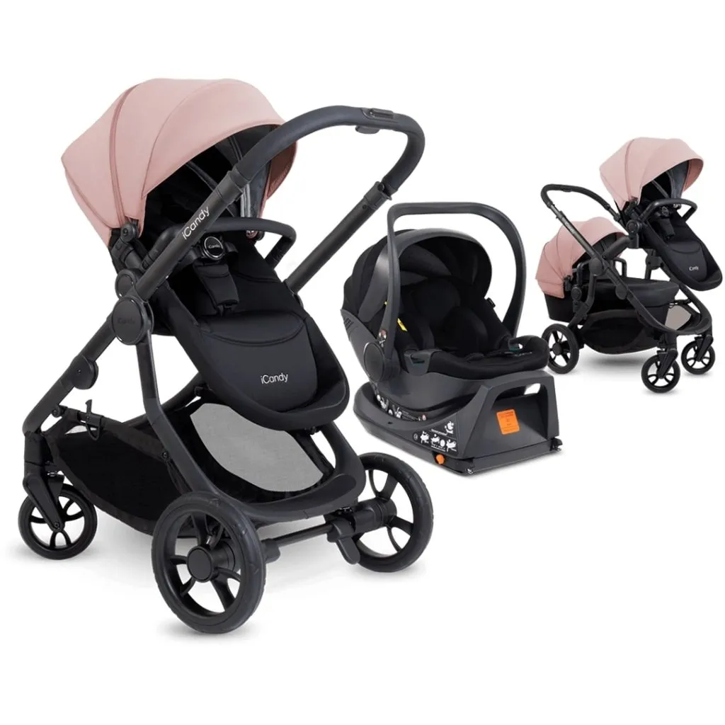 ICANDY Orange 4 Travel system with COCOON car seat - Jet (Rose)
