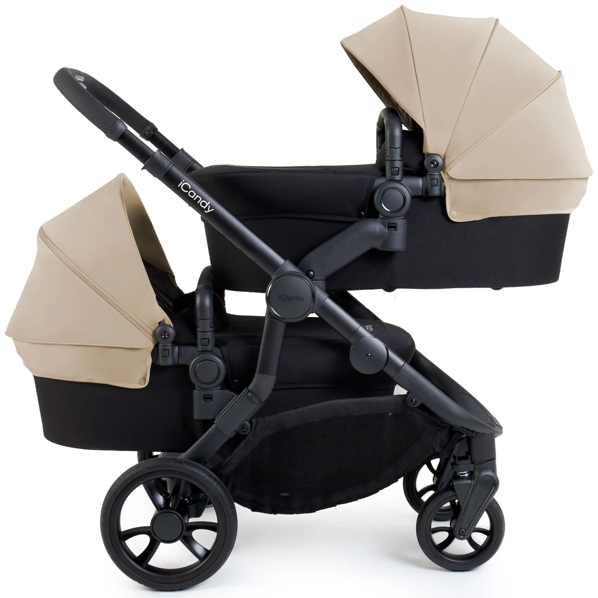 iCandy Orange 4 Twin Complete Cocoon Travel System in Latte