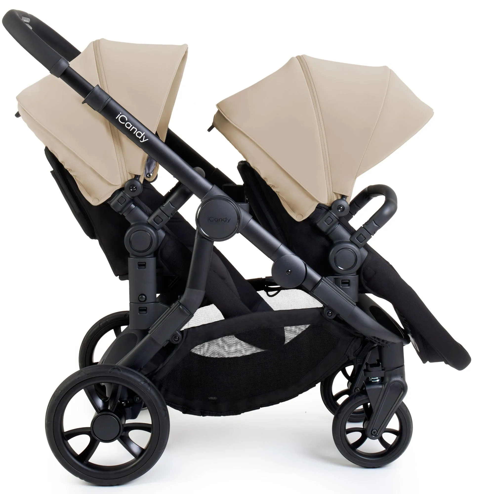 iCandy Orange 4 Twin Complete Cocoon Travel System in Latte