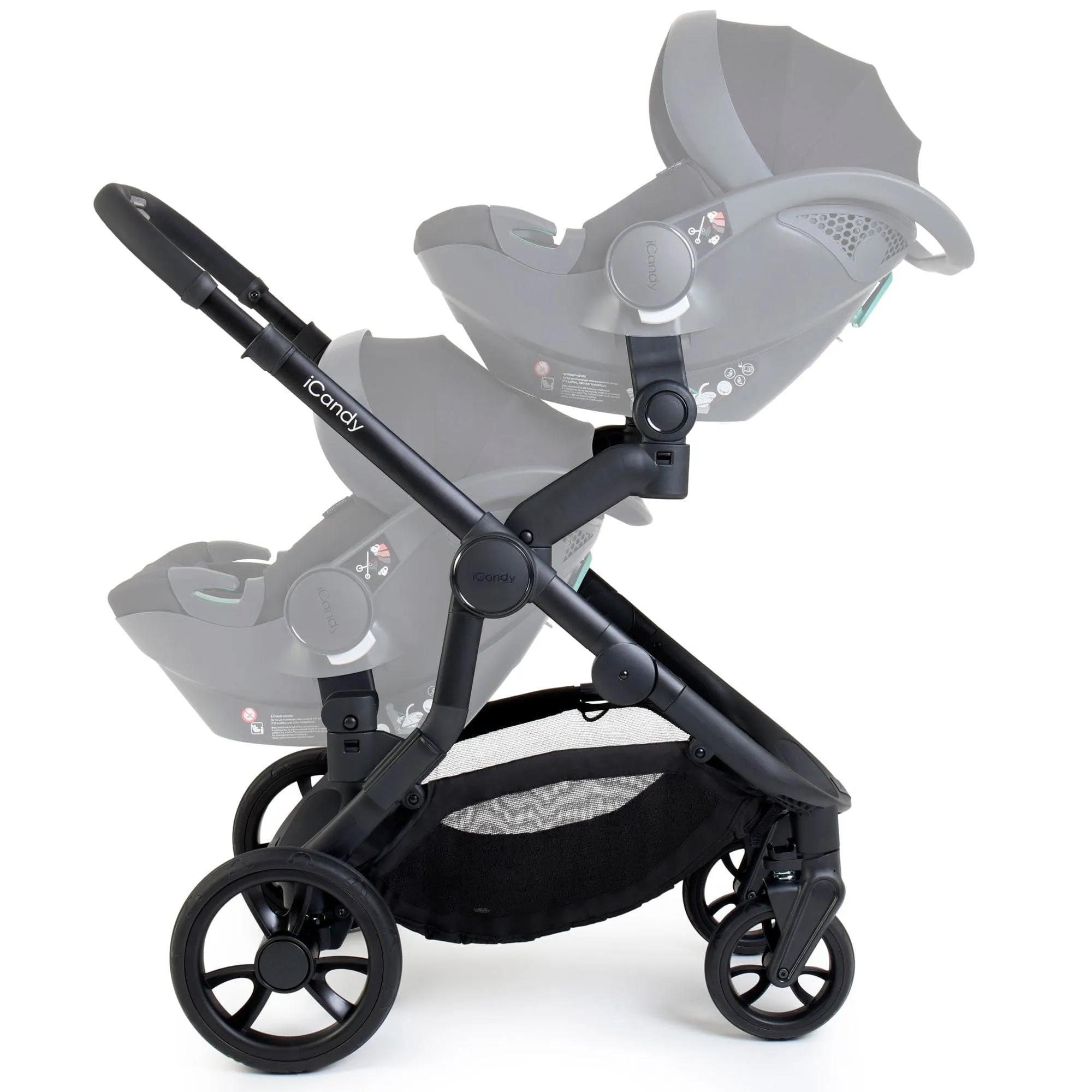 iCandy Orange 4 Twin Complete Cocoon Travel System in Latte