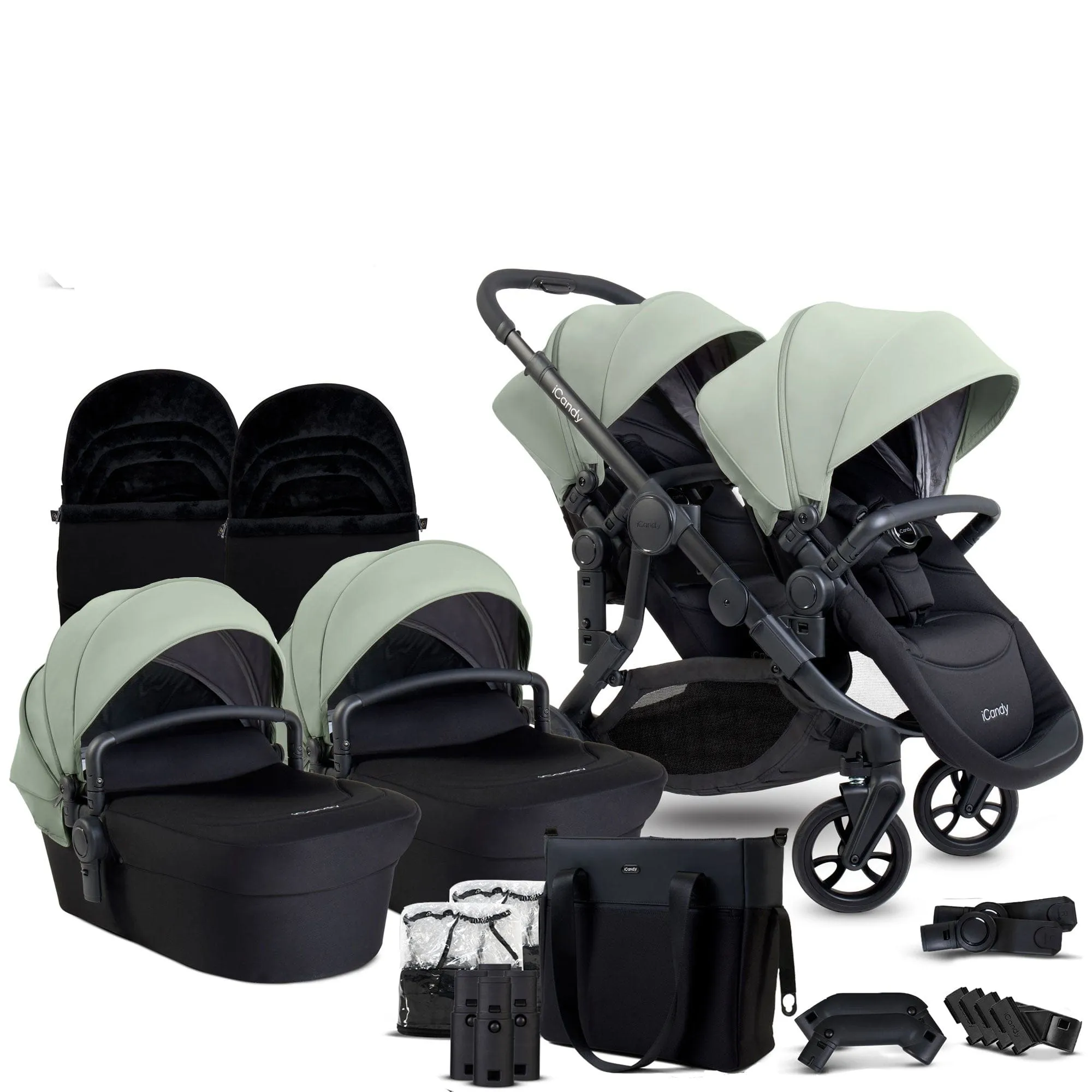 iCandy Orange 4 Twin Complete Set in Pistachio