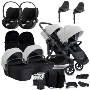 iCandy Orange 4 Twin Cybex Travel System in Glacier