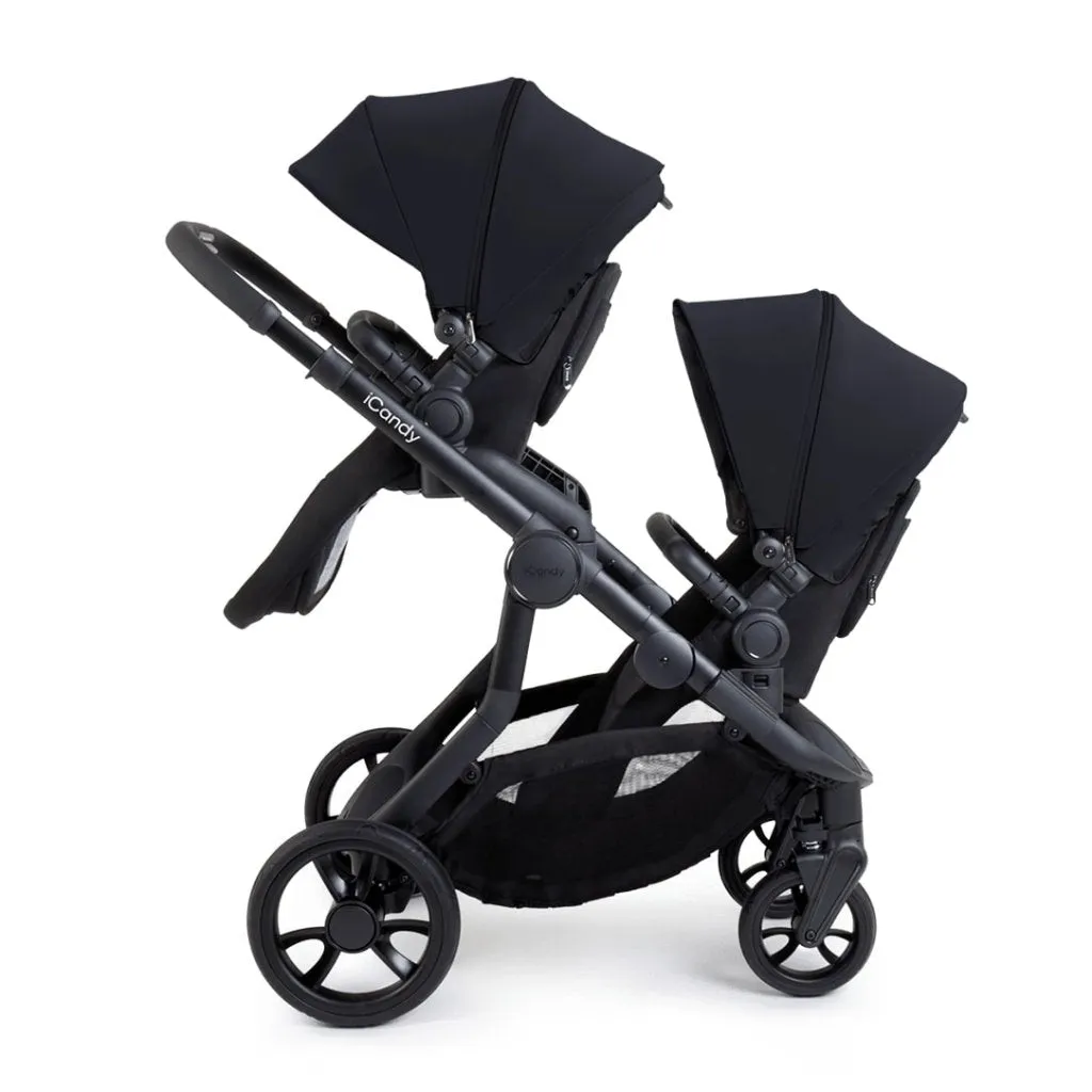 ICANDY Orange 4 Twin Travel system with Cocoon Car Seat - Black Edition