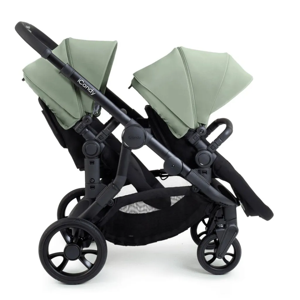 ICANDY Orange 4 Twin Travel system with Cocoon Car Seat - Pistachio