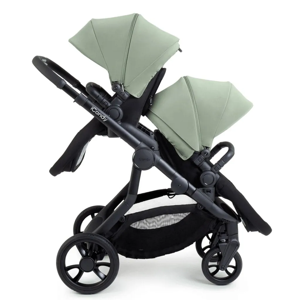 ICANDY Orange 4 Twin Travel system with Cocoon Car Seat - Pistachio