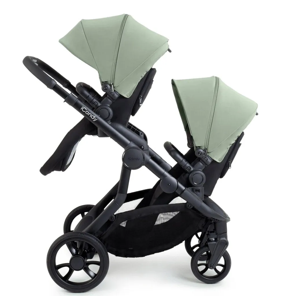 ICANDY Orange 4 Twin Travel system with Cocoon Car Seat - Pistachio