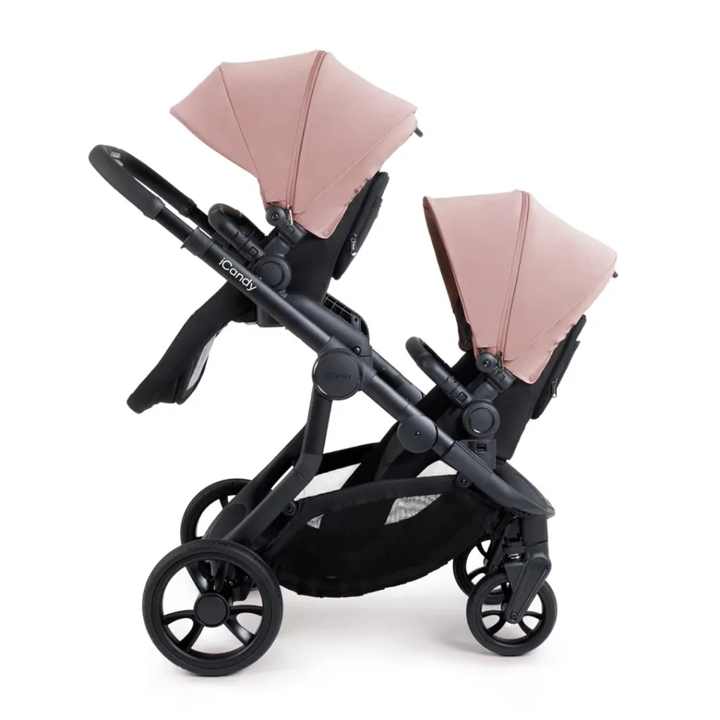 ICANDY Orange 4 Twin Travel system with Cocoon Car Seat - Rose