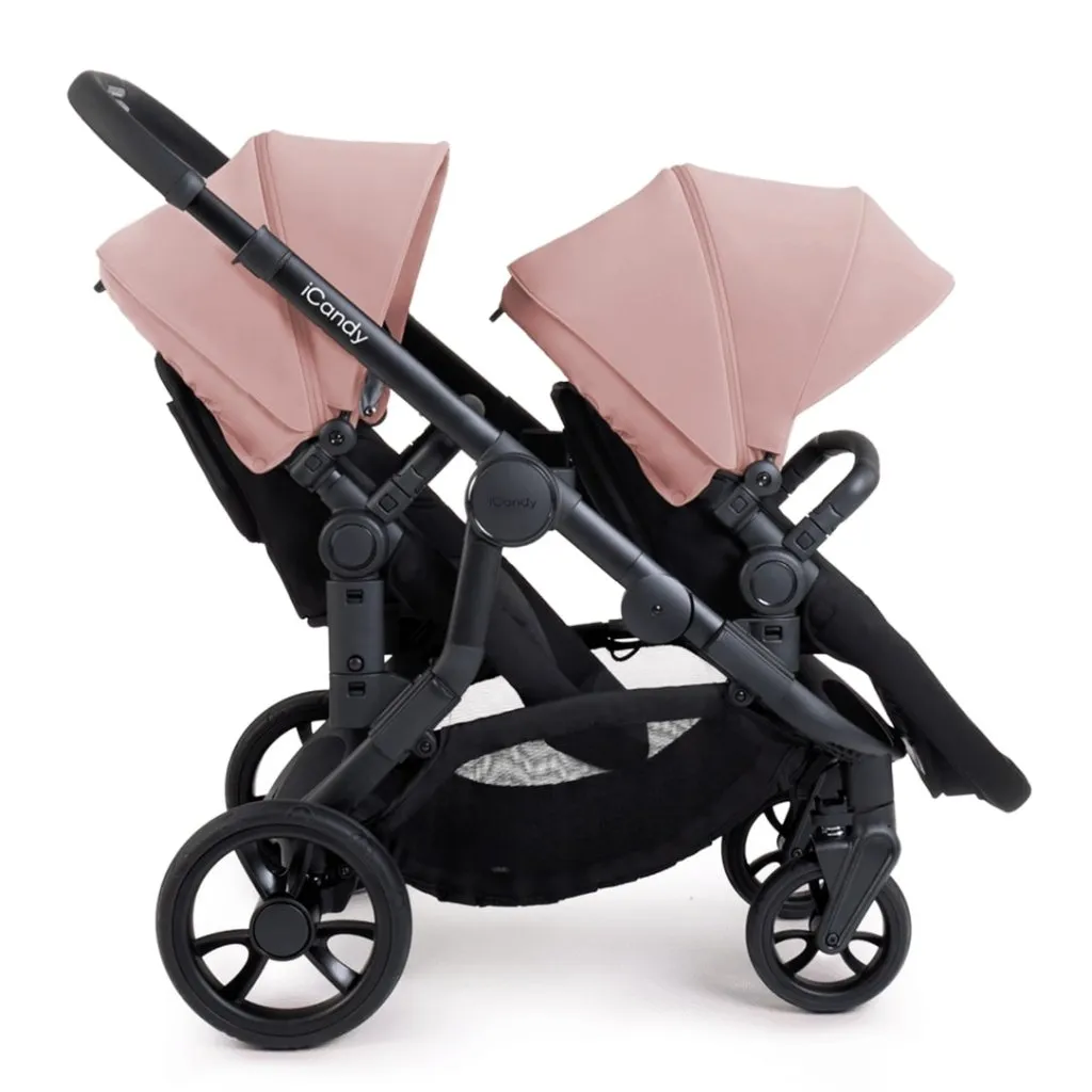 ICANDY Orange 4 Twin Travel system with Cocoon Car Seat - Rose
