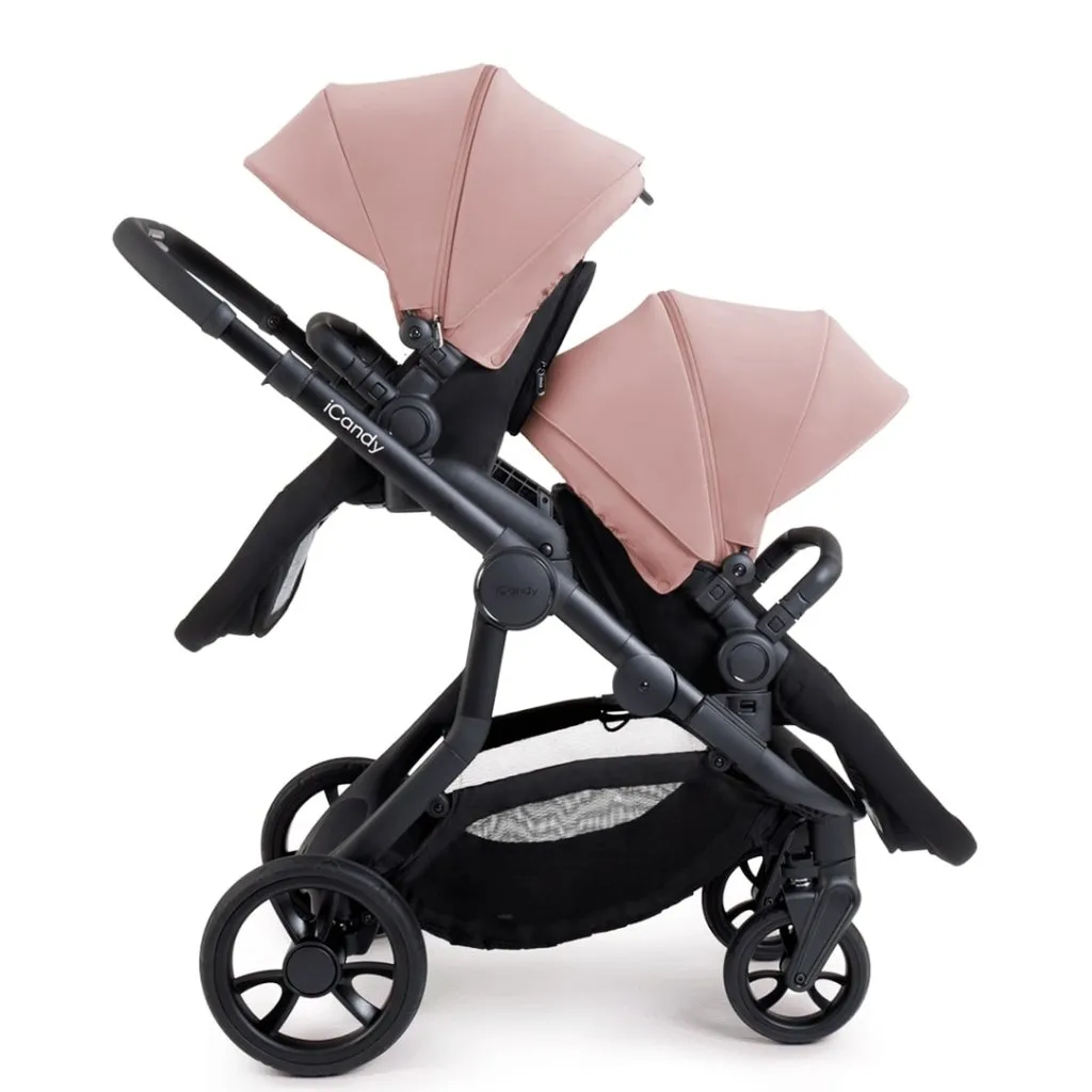 ICANDY Orange 4 Twin Travel system with Cocoon Car Seat - Rose