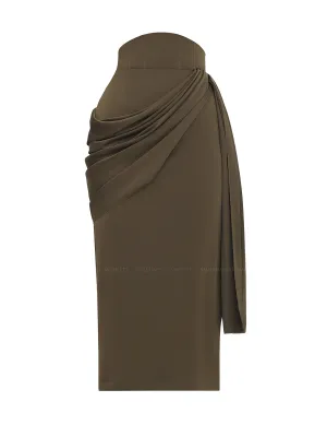 Ido Drape Midi Skirt